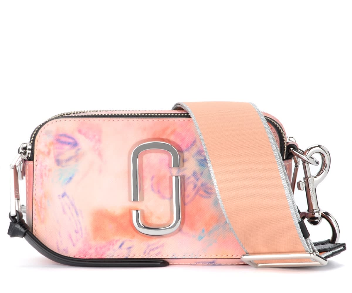 The Marc Jacobs The Snapshot Watercolor Nude Shoulder Bag