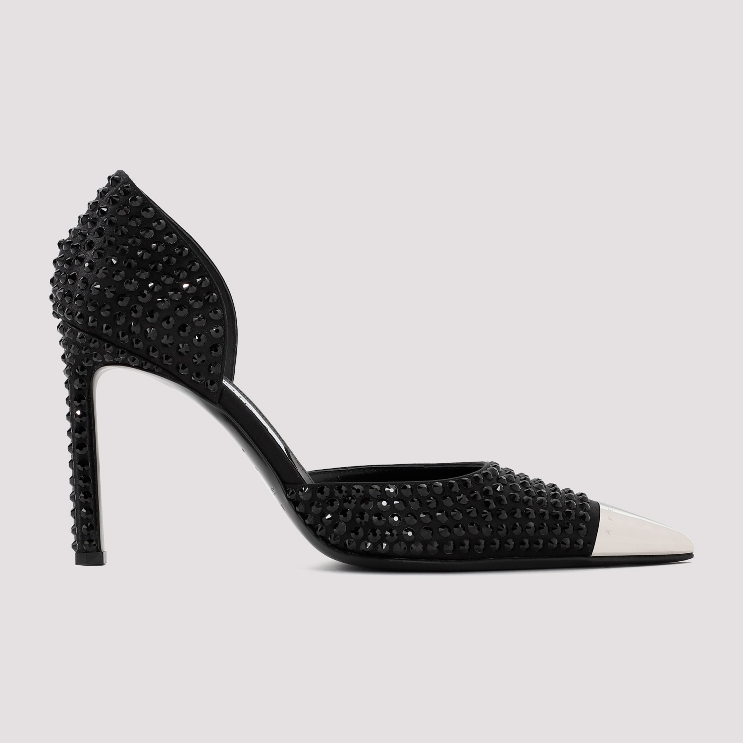 Shop Sergio Rossi Dagger Pumps In Nero Jet