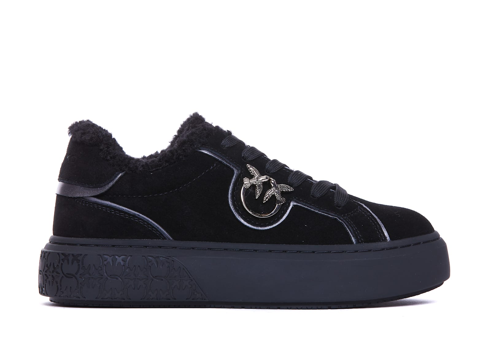 Shop Pinko Yoko Sneakers In Black