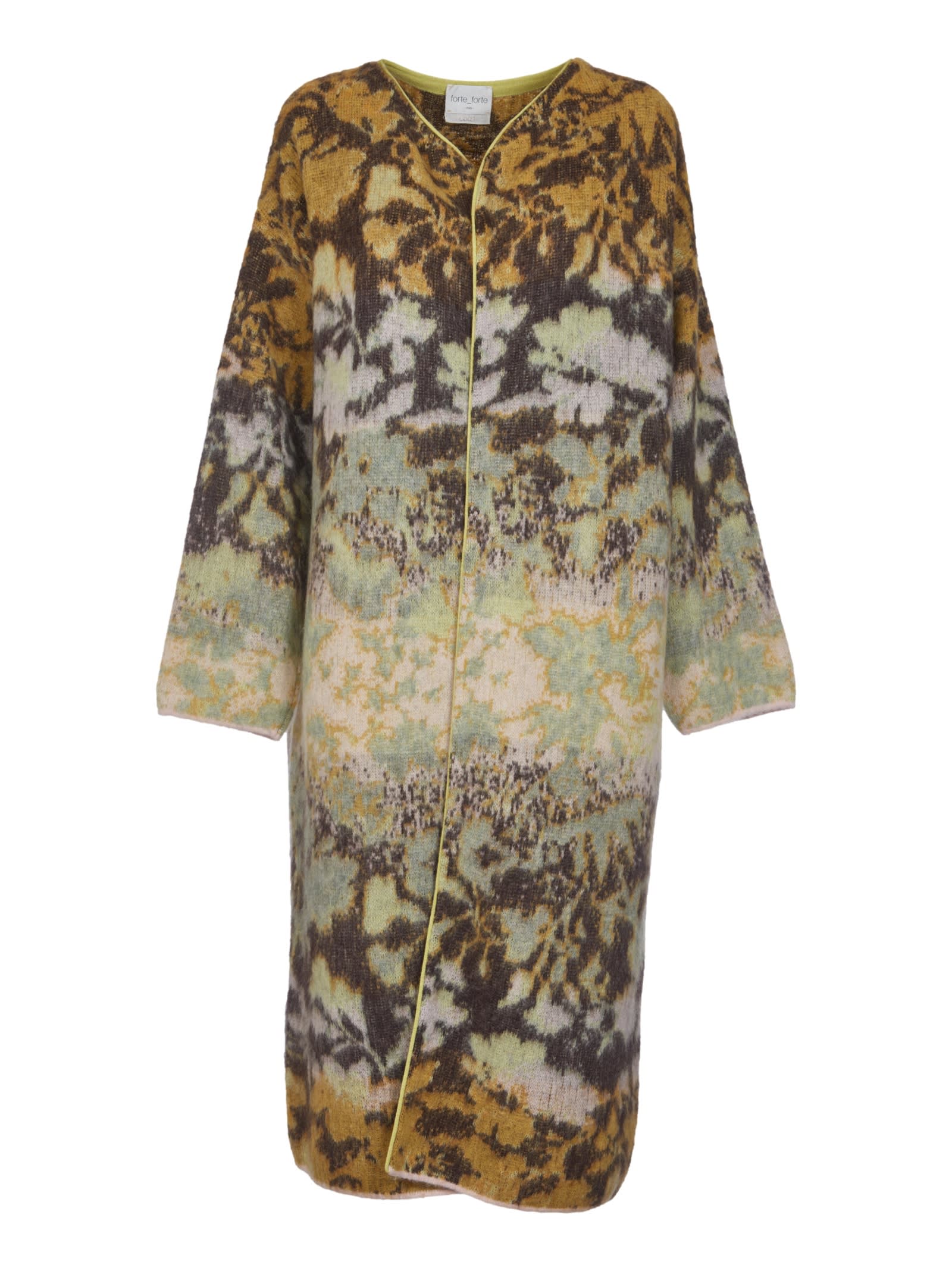 Forte_Forte Pattern Printed Long Coat