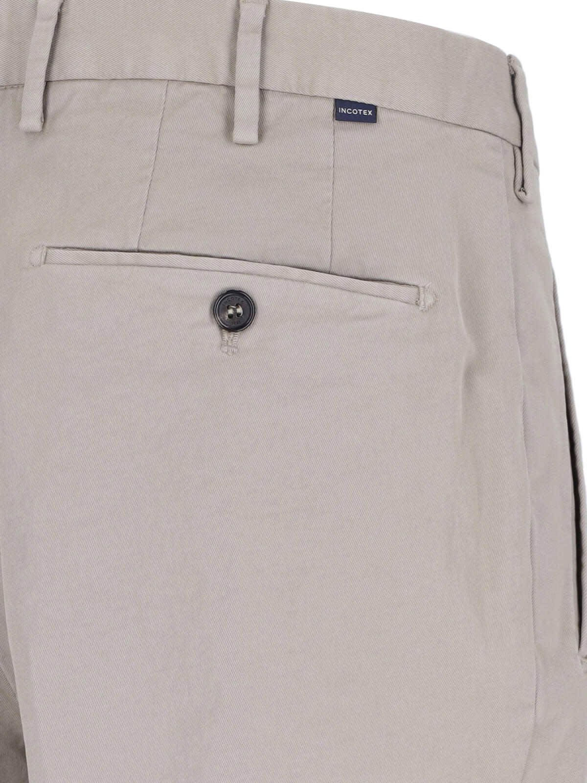 Incotex Classic Pants In Taupe