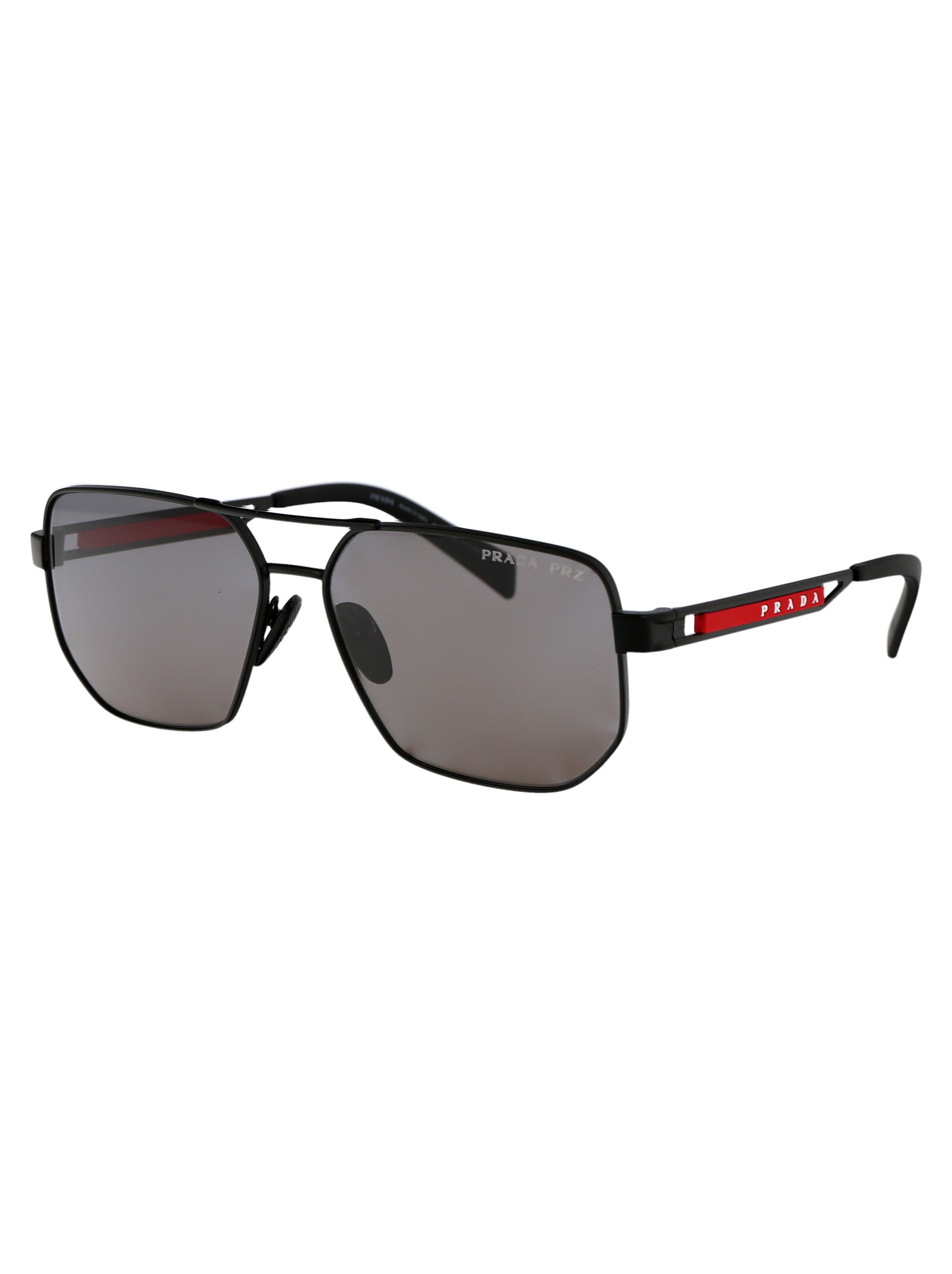 Shop Prada 0ps 51zs Sunglasses In 1bo02g Matte Black