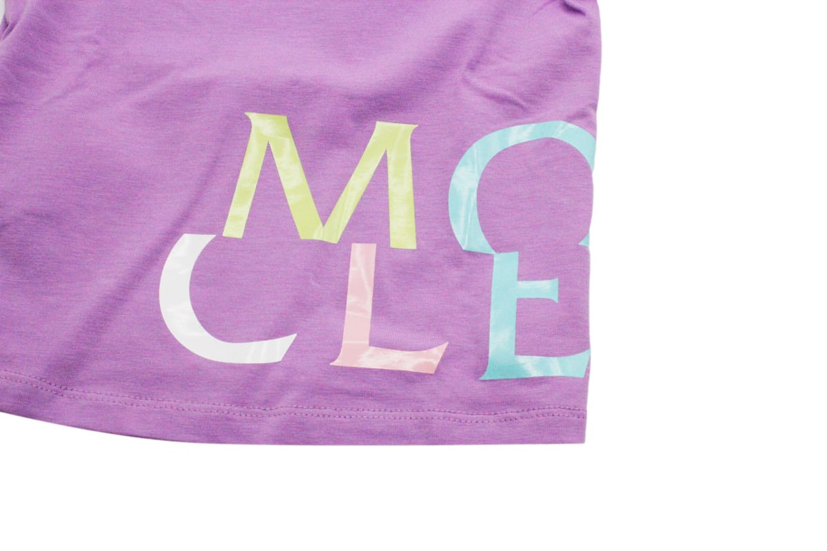 Shop Moncler Short-sleeved T-shirt In Violet