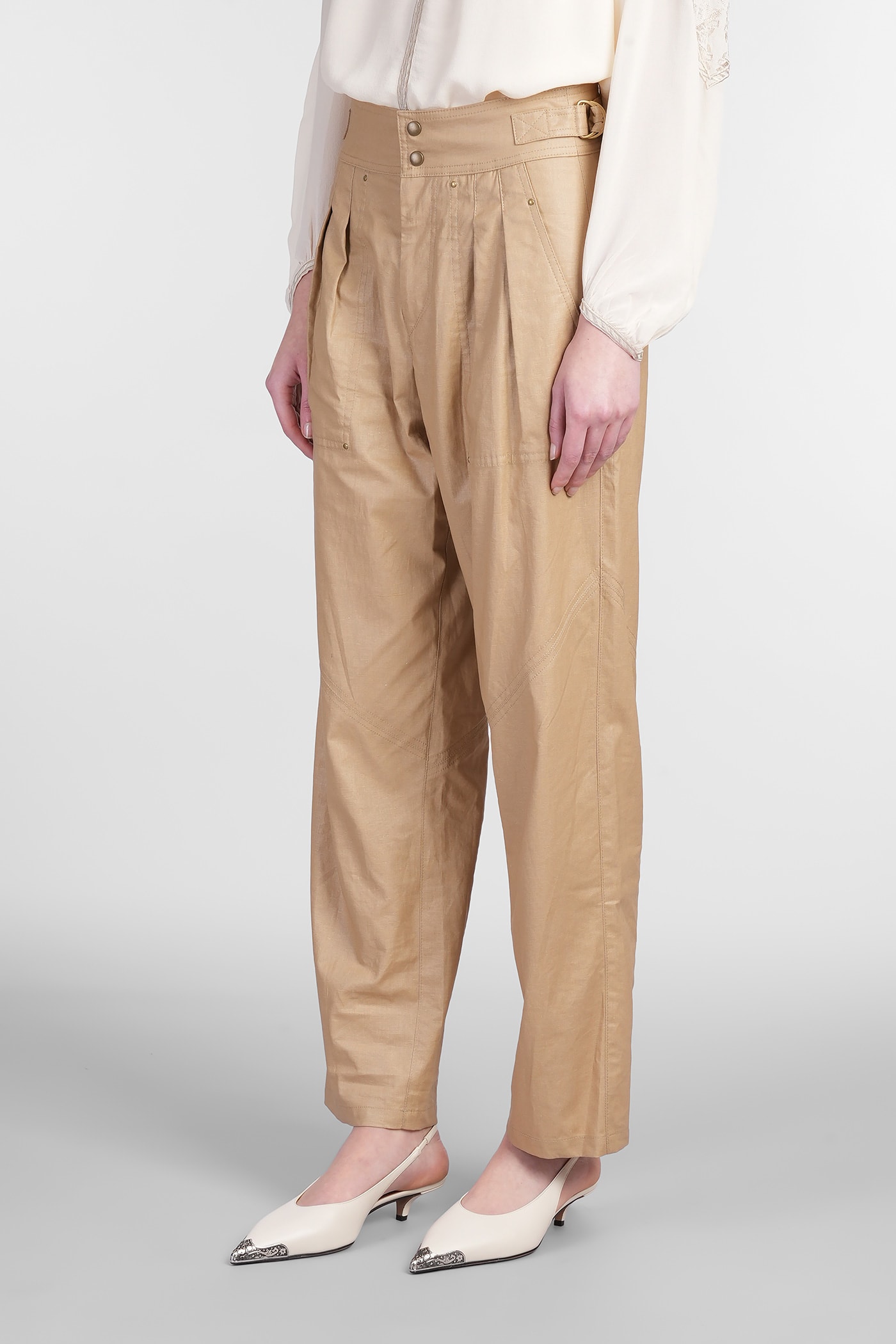 Isabel Marant Fidji Pants In Beige