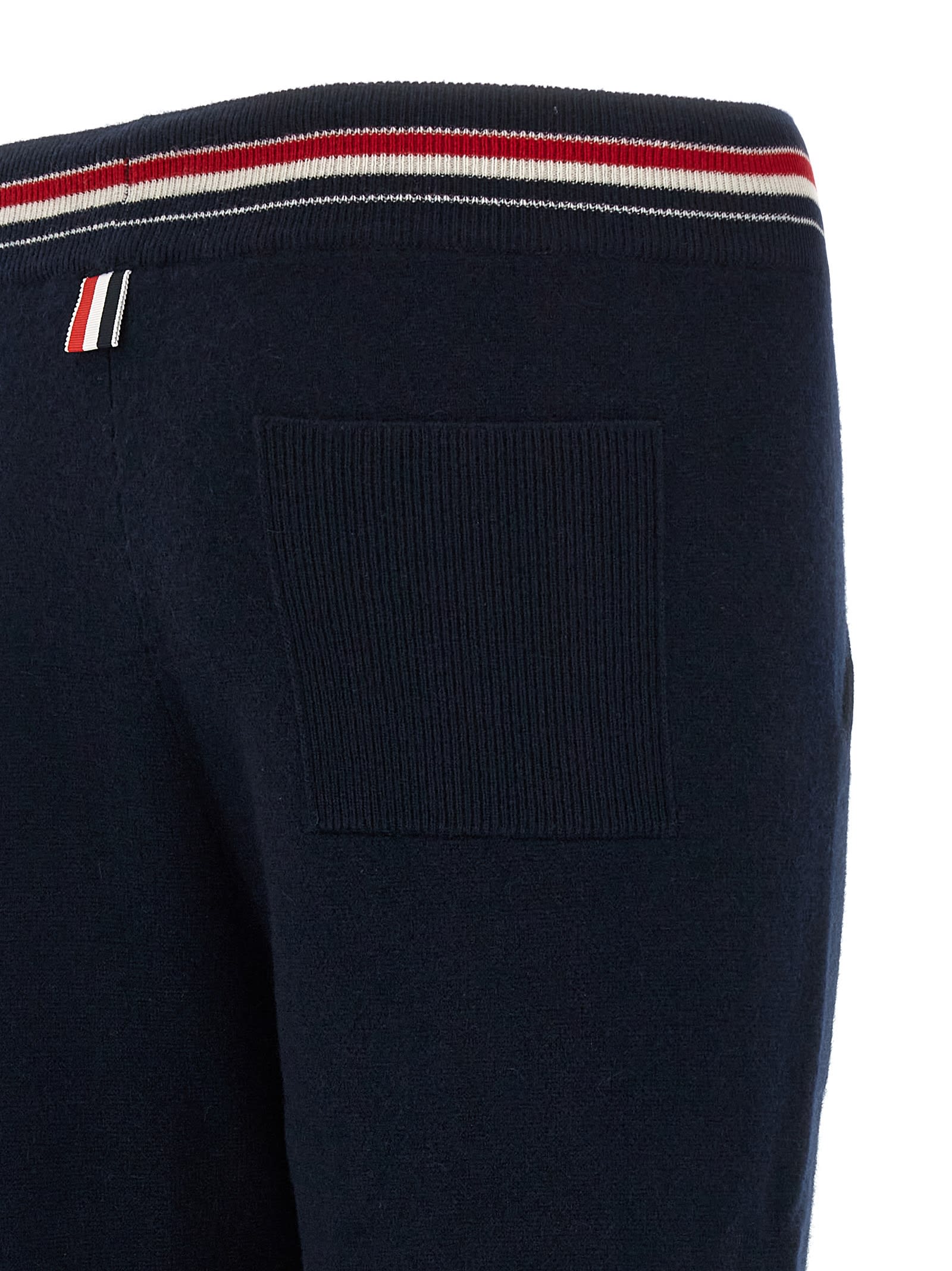 Shop Thom Browne Rwb Joggers In Blue