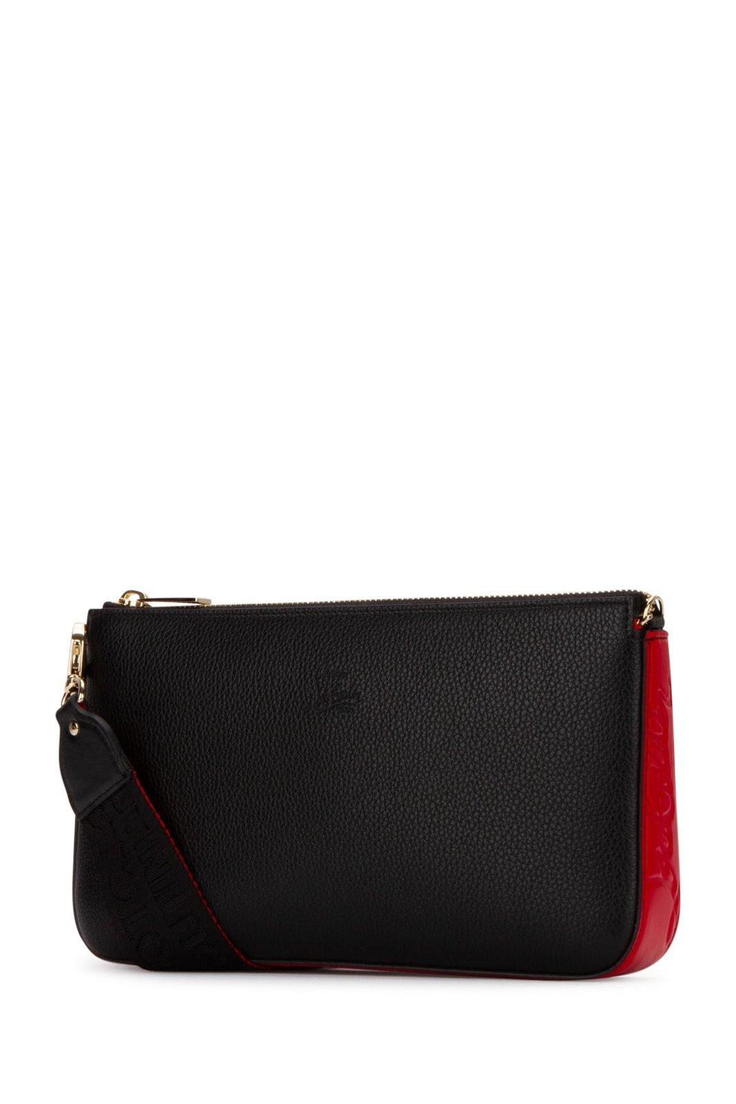 Christian Louboutin Loubila Hybrid Clutch Bag In Black