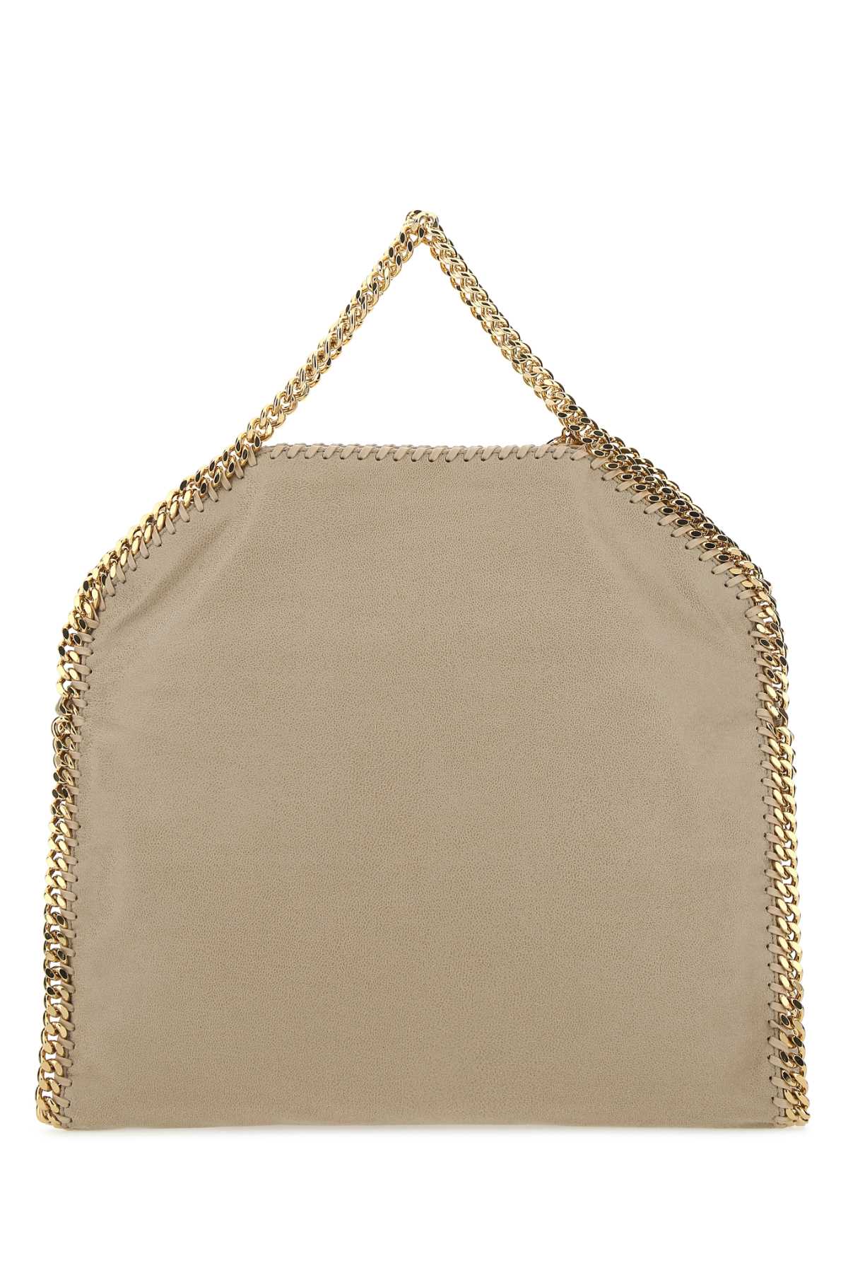 Stella Mccartney Cappuccino Shaggy Deer Falabella Fold Over Handbag