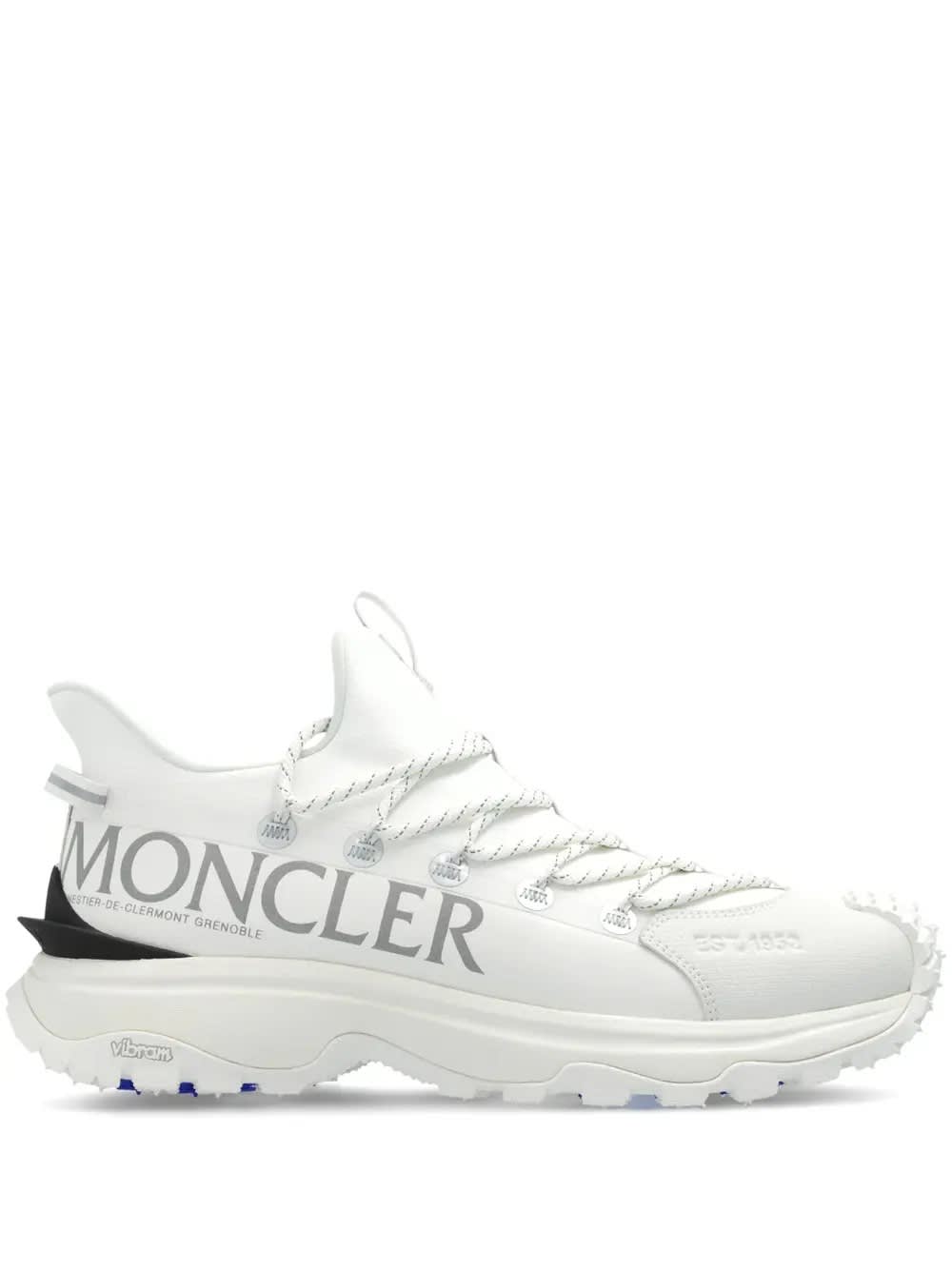 Shop Moncler White Trailgrip Lite 2 Sneakers