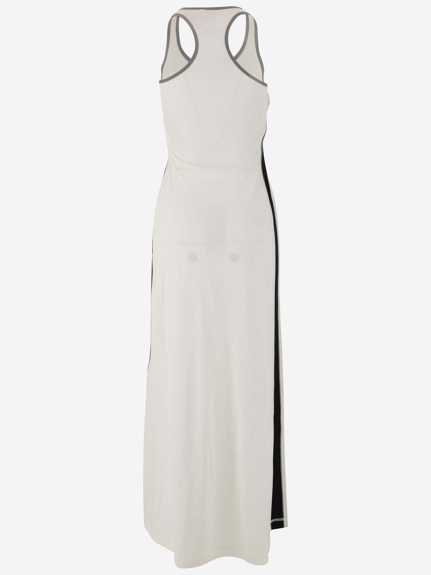 Shop Diesel D-arlyn Long Dress In White