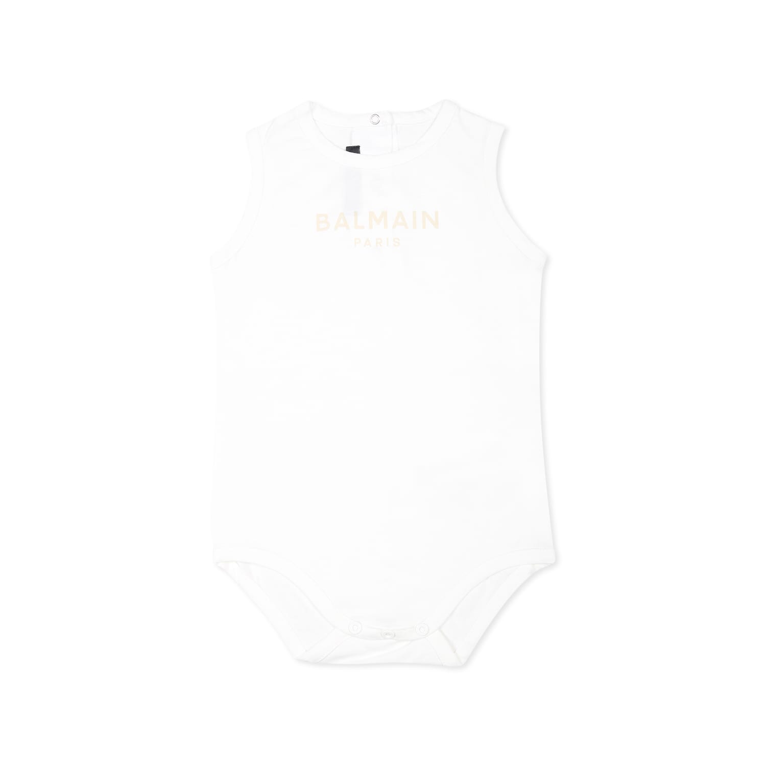 Balmain Multicolor Bodysuit Set For Babykids With Logo In Multicolor
