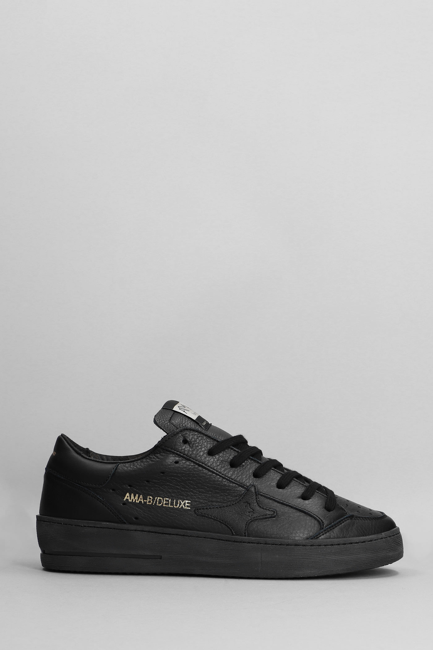 AMA-BRAND Sneakers In Black Leather