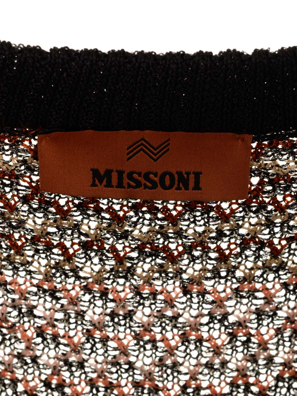 Shop Missoni Viscose Knit Cardigan In Multicolor On Black