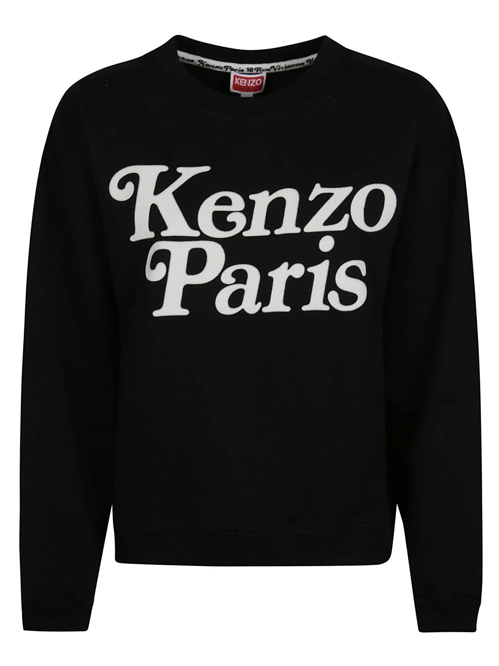 Shop Kenzo Verdy Regular Sweatshirt In Noir