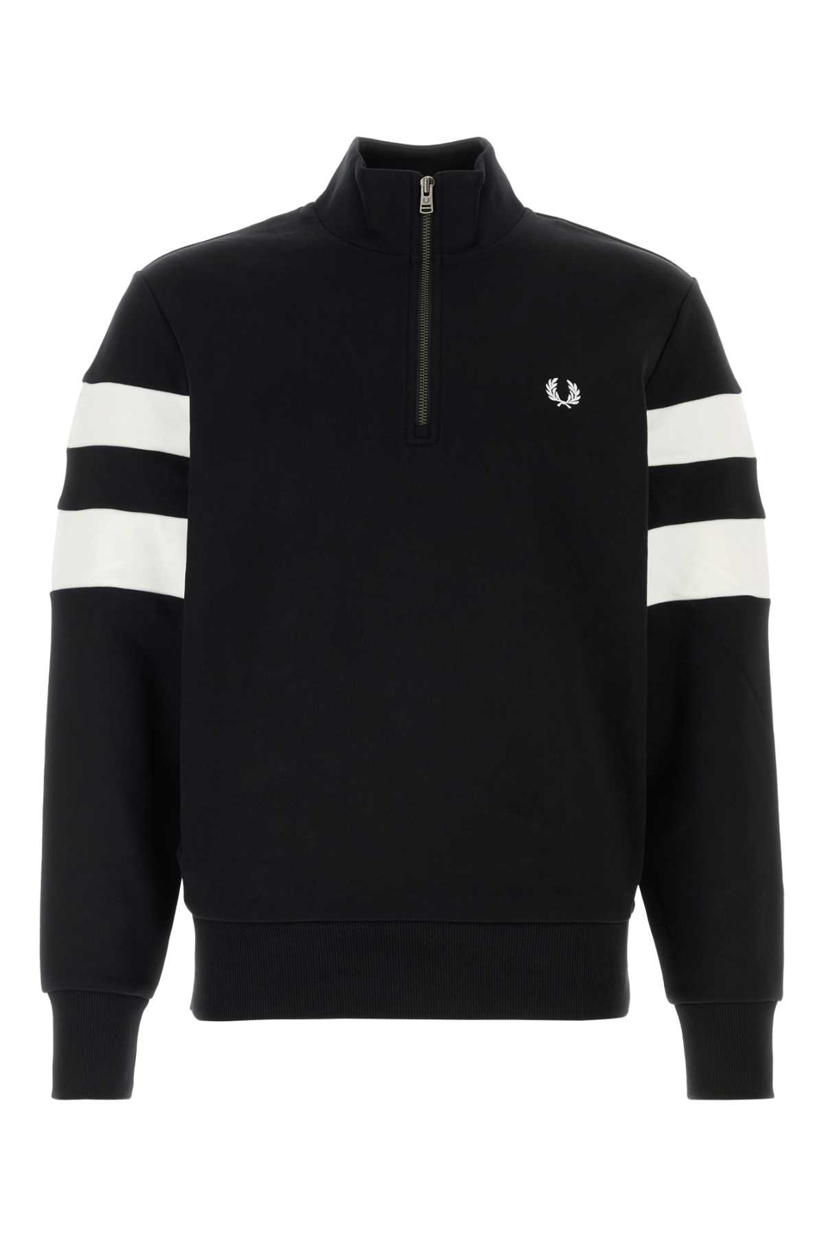 Black Cotton Sweatshirt