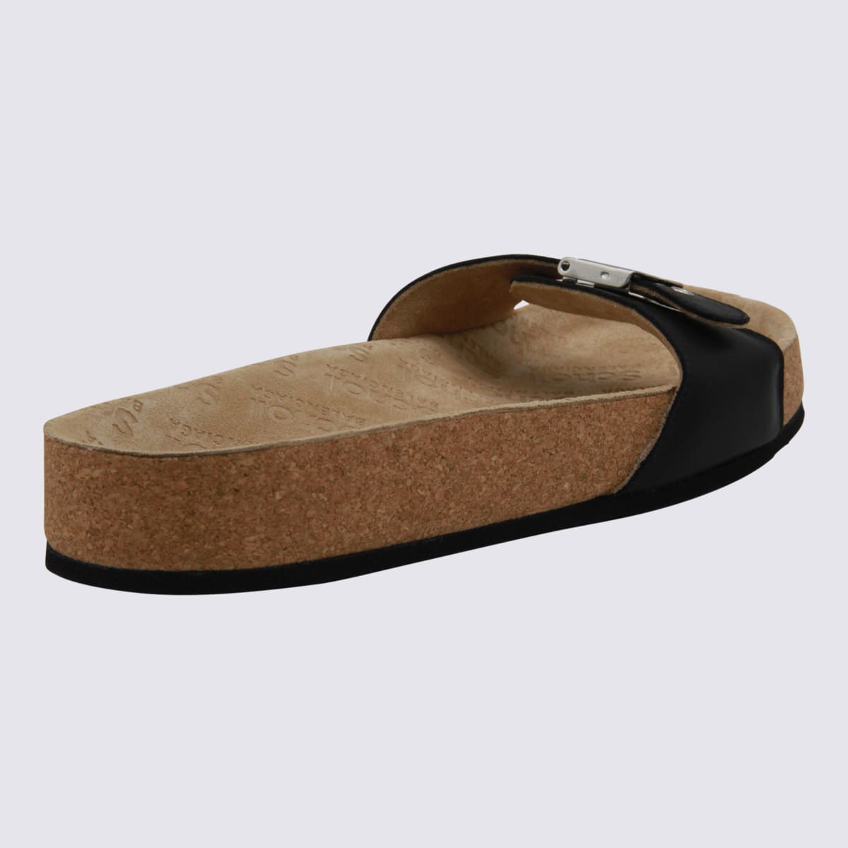 Balenciaga Scholl Collaboration Sandals Cork Sole In Multi