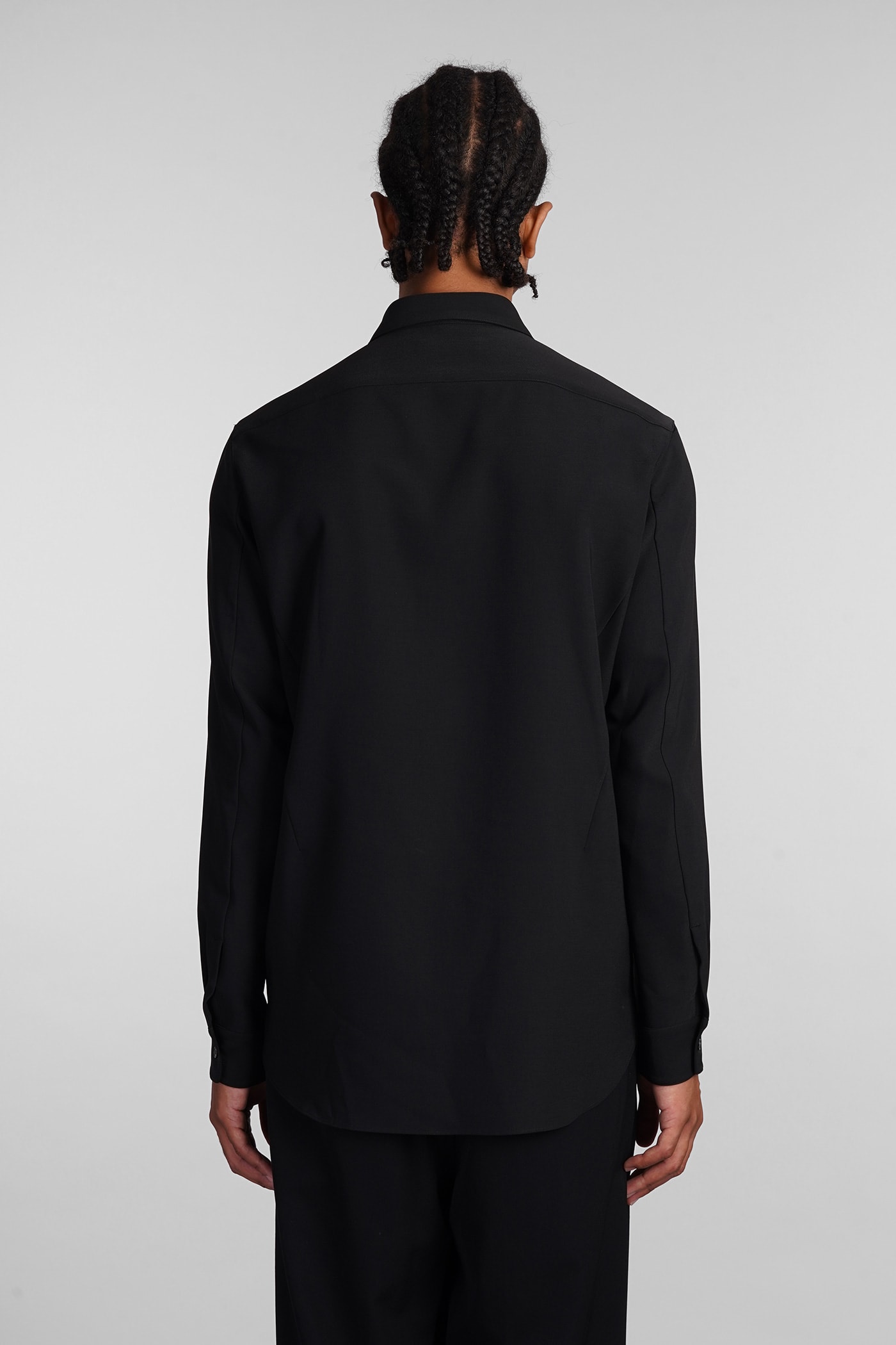 Shop Attachment Shirt In Black Polyester