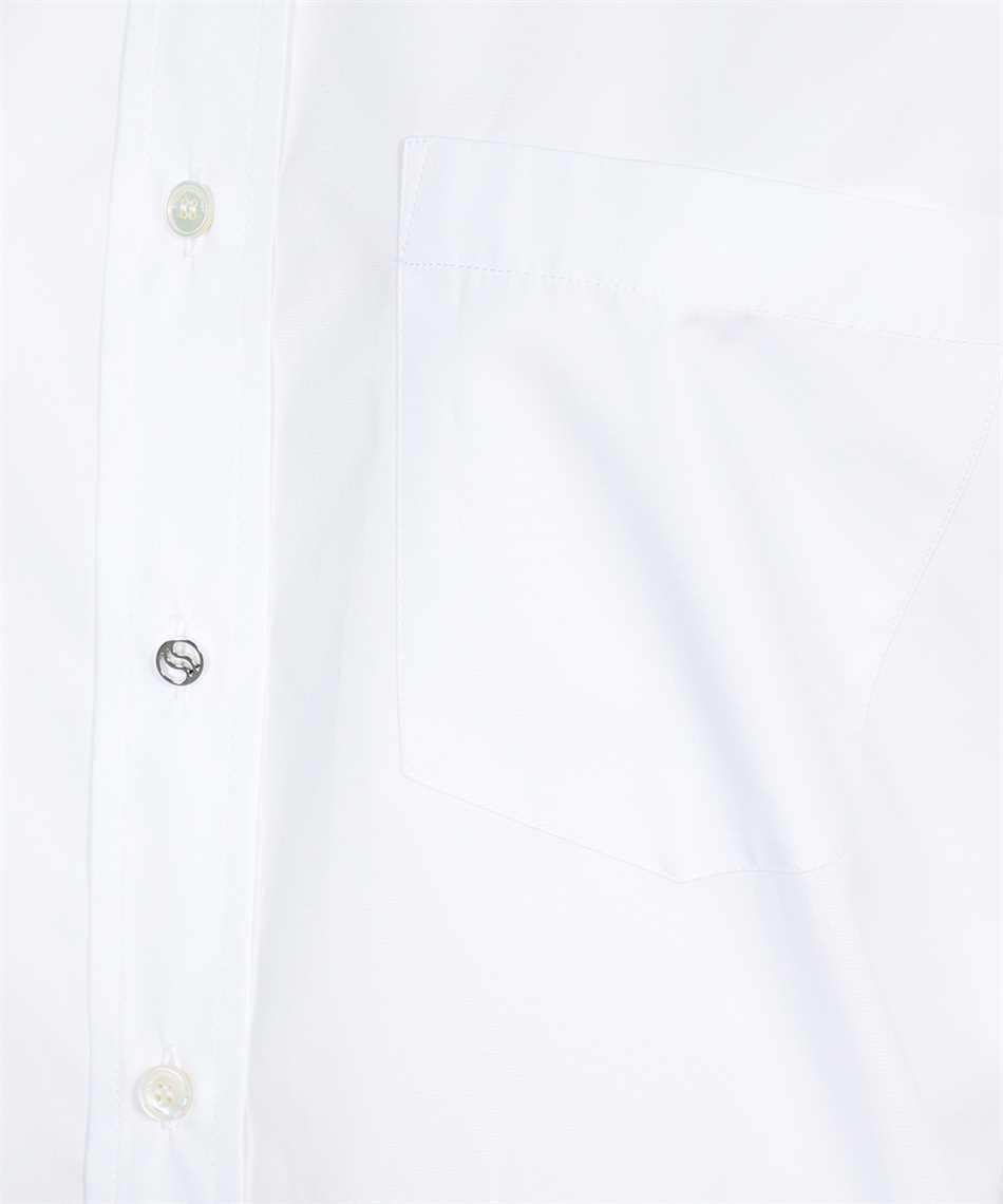 Shop Stella Mccartney Long Sleeve Cotton Shirt In White