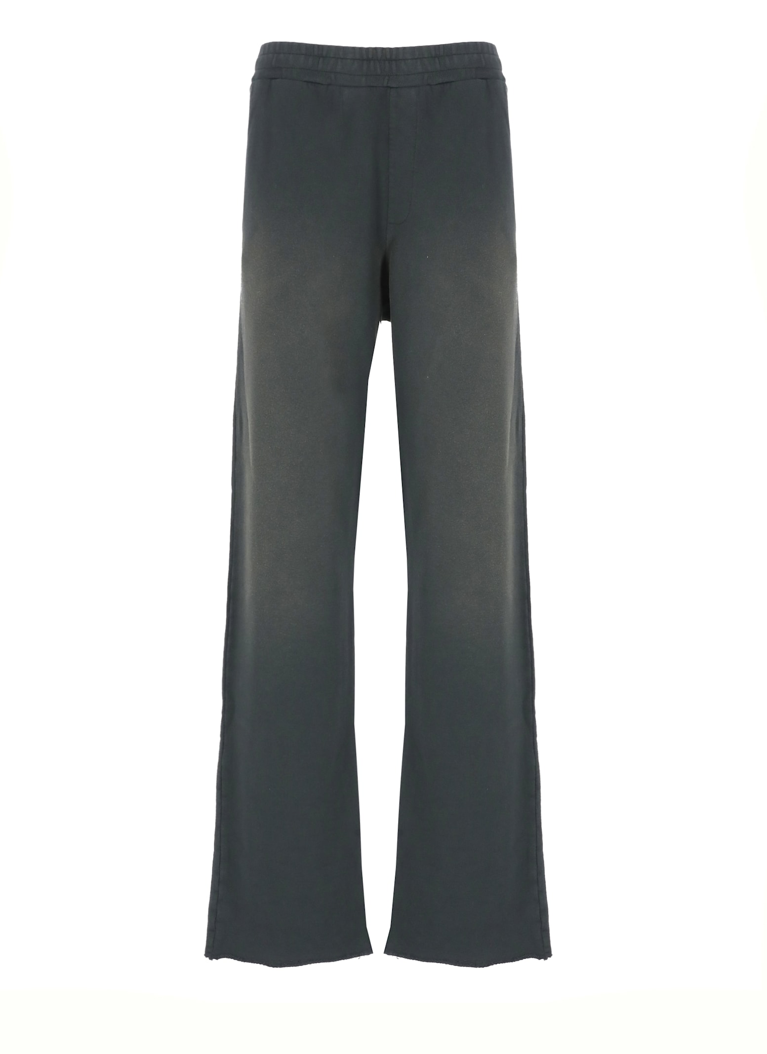 Golden Goose Cotton Pants In Gray