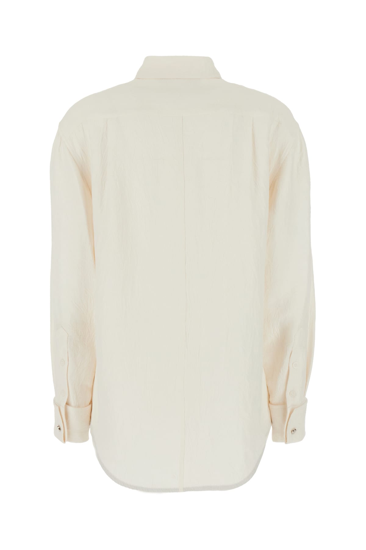 Shop Proenza Schouler White Satin Shirt In 100