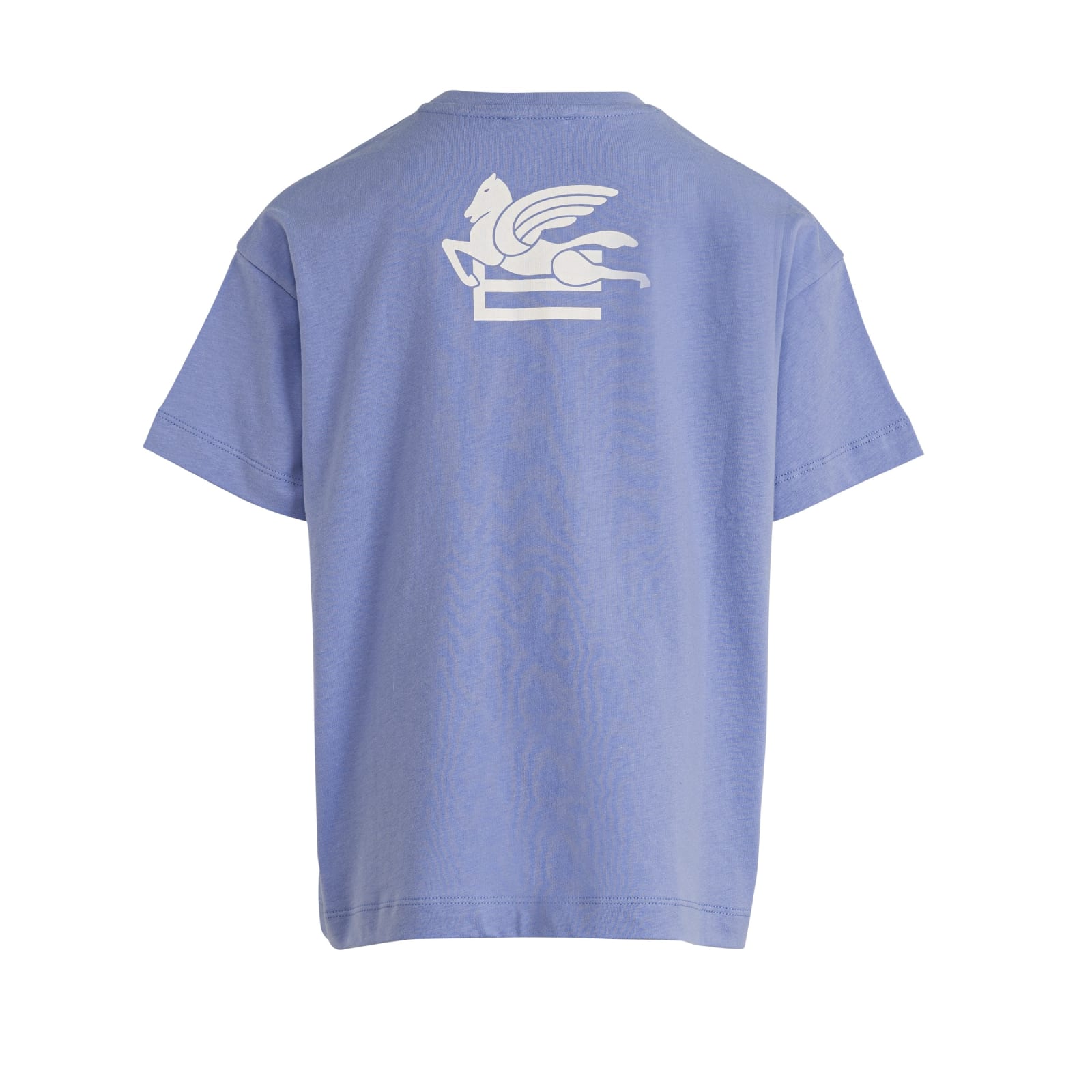 Shop Etro T-shirt Con Stampa In Light Blue