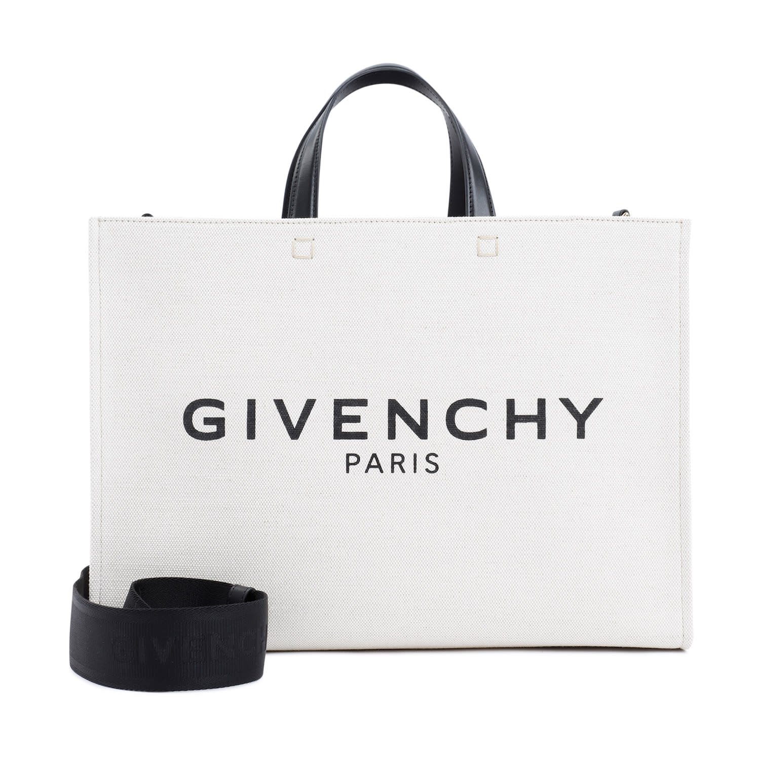 Shop Givenchy Medium G Tote Shopping Bag In Beige Black