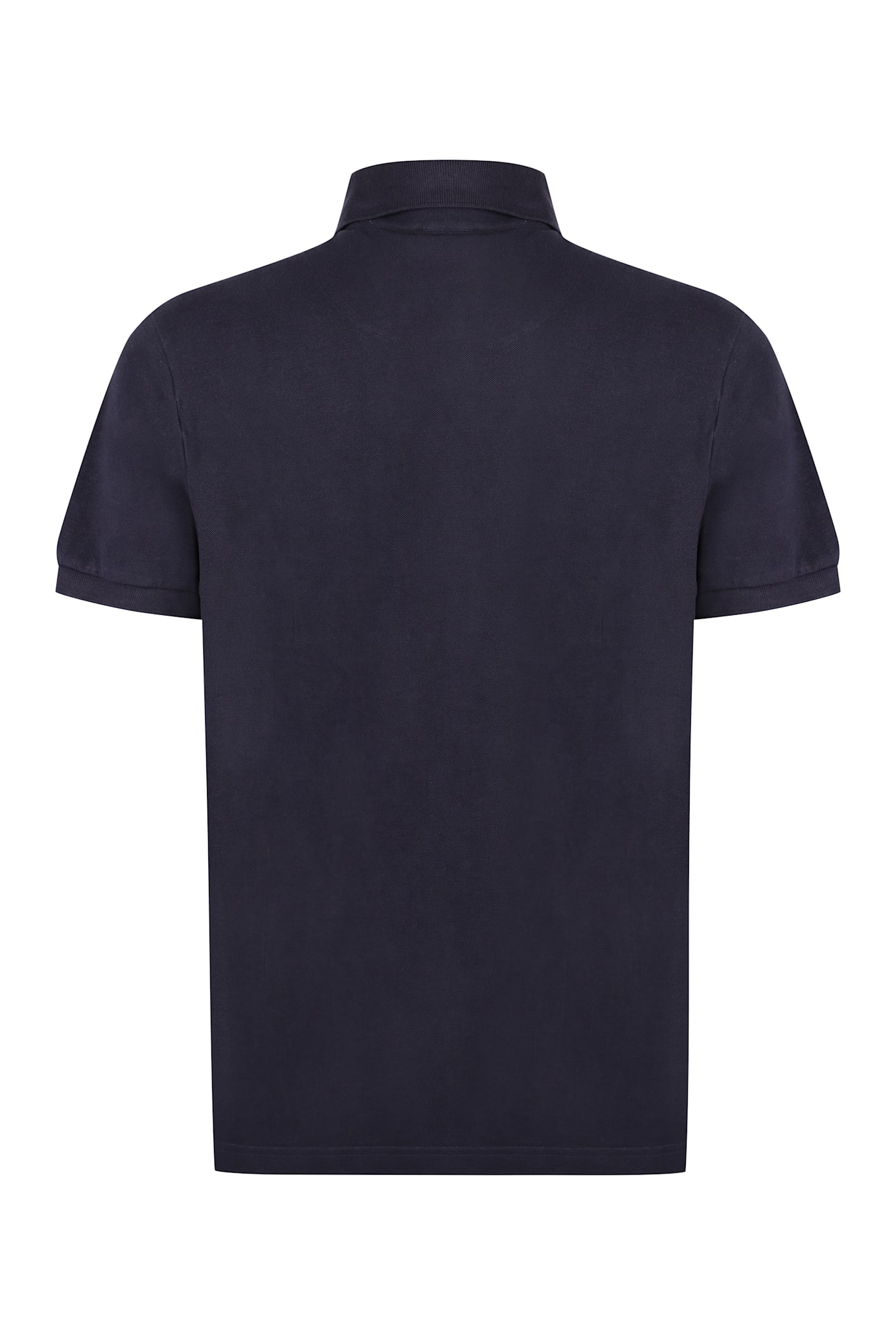 Shop Etro Cotton-piqué Polo Shirt In Blue