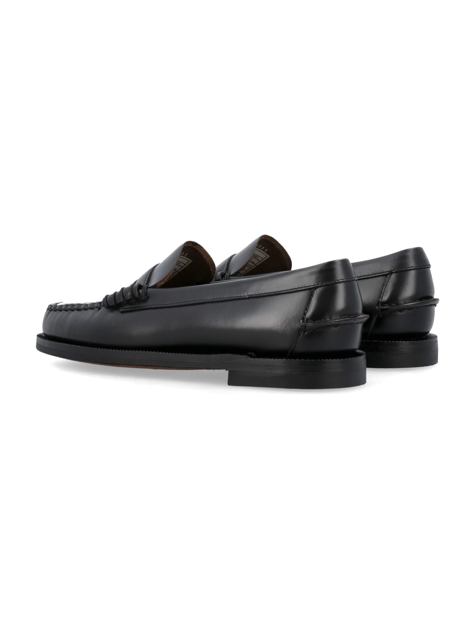 Shop Sebago Classic Dan Loafers In Black