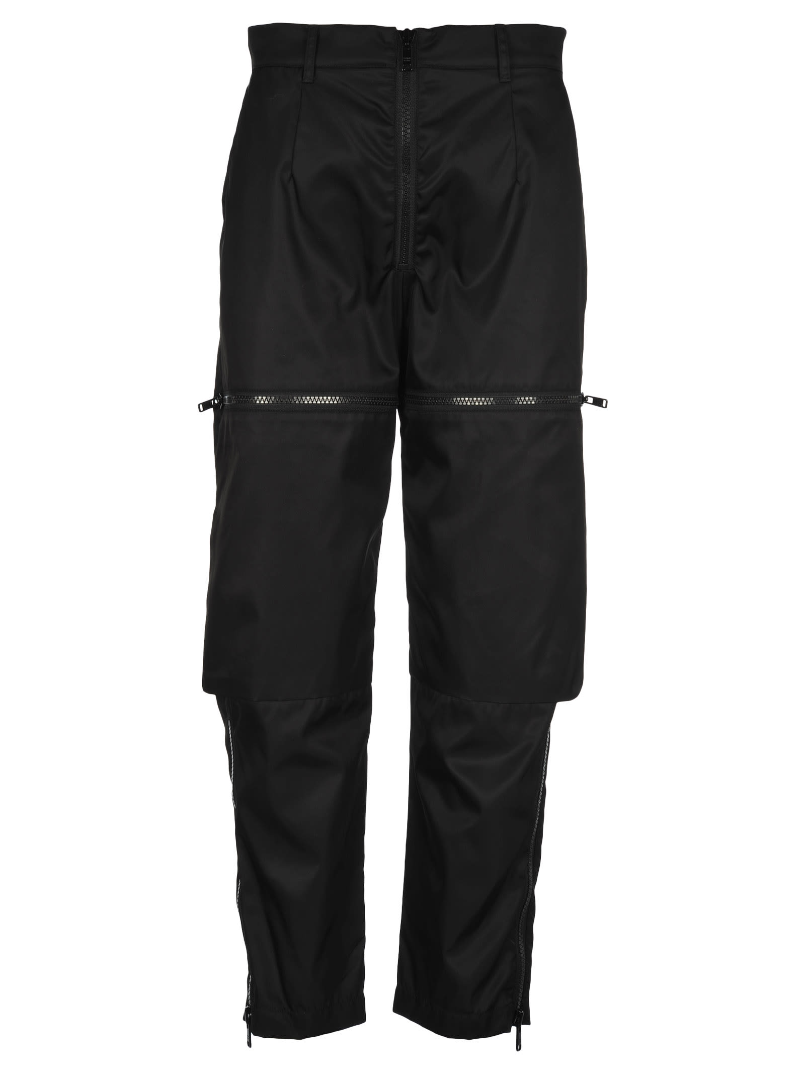Prada Prada Cropped Cargo Trousers - BLACK - 11029204 | italist