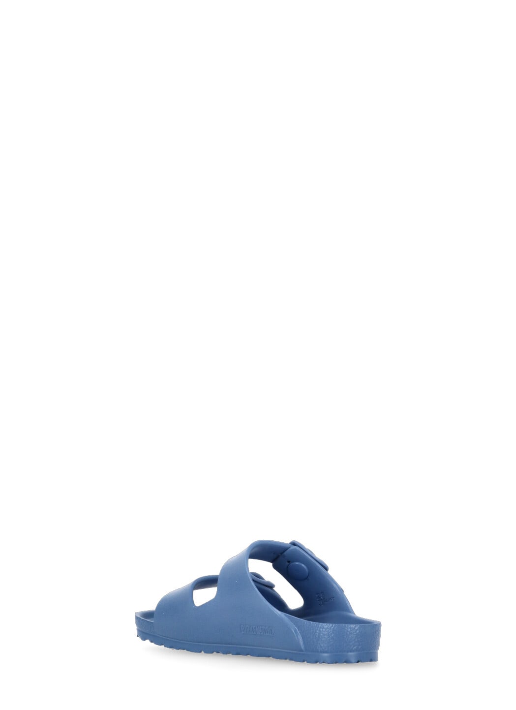Shop Birkenstock Slipper With Buckles In Light Blue