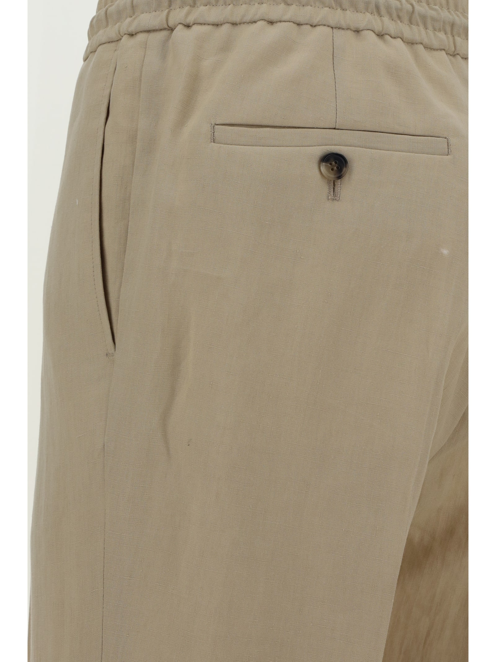 Shop Paul Smith Pants In Cammello