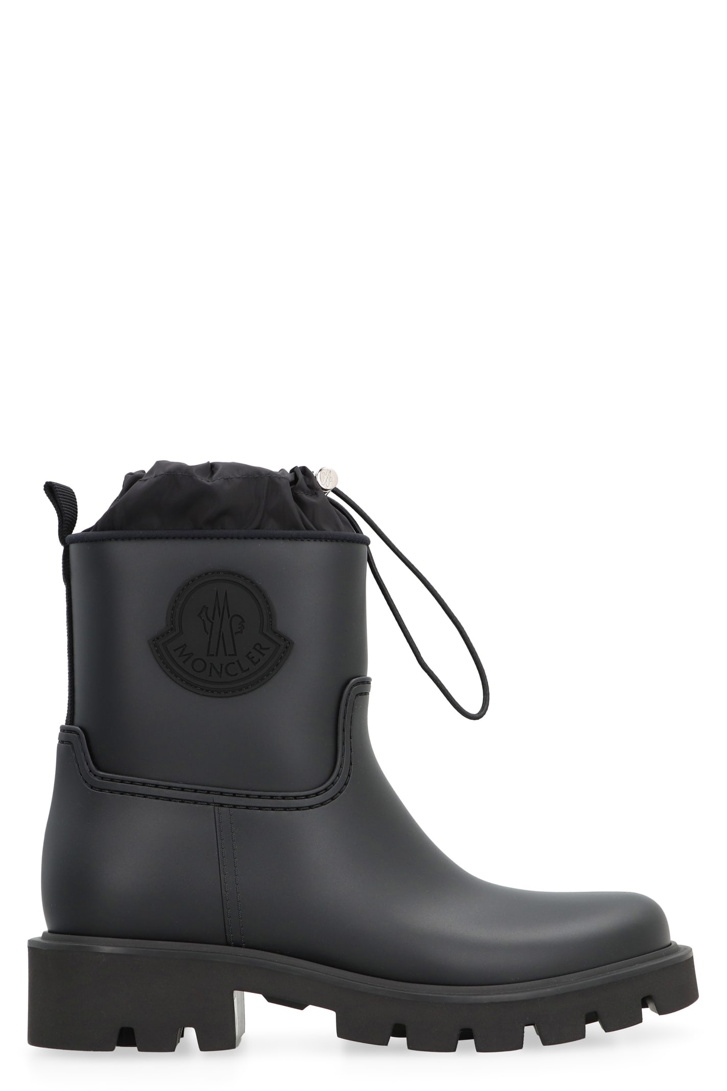 Shop Moncler Kickstream Rain Boots In Black