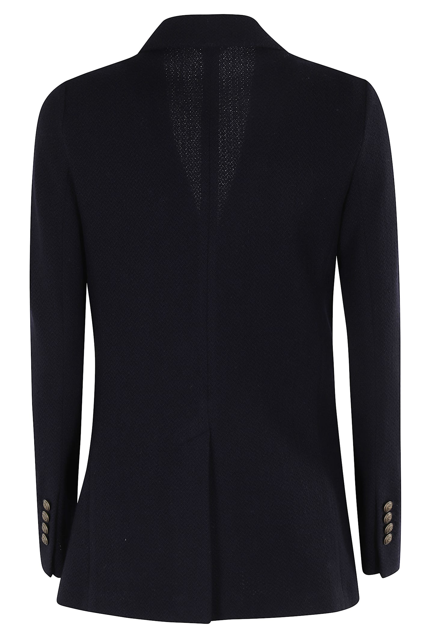 Circolo 1901 Wool Double Breasted Jacket In Blue
