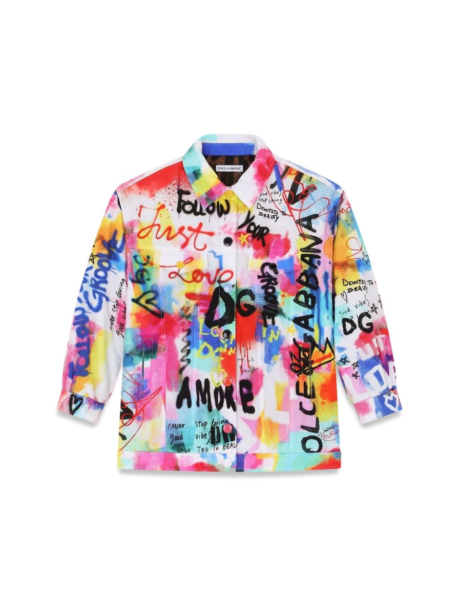 Dolce & Gabbana Giubbotto In Multicolour