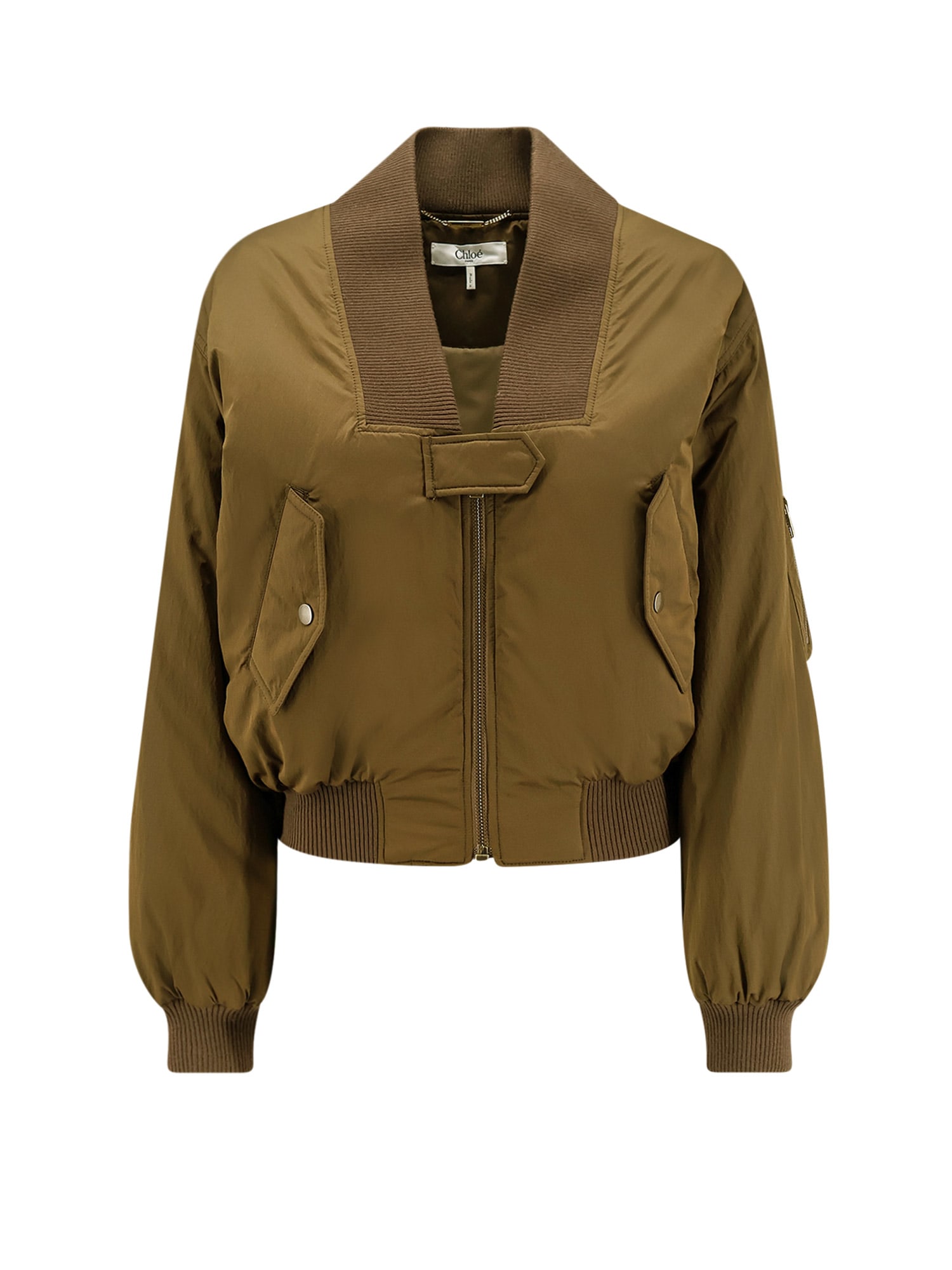 Chloé Nylon Bomber Jacket