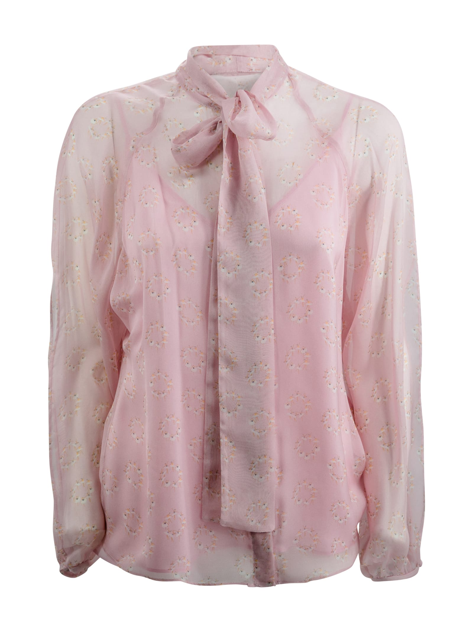 Georgette Blouse With Bow