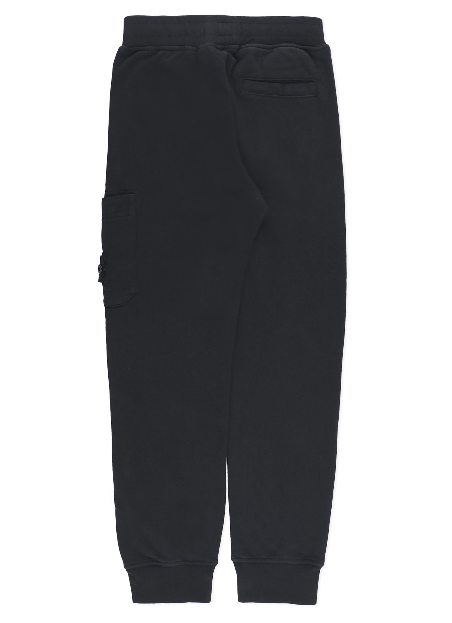 Stone Island Loose Fit Trousers In Black