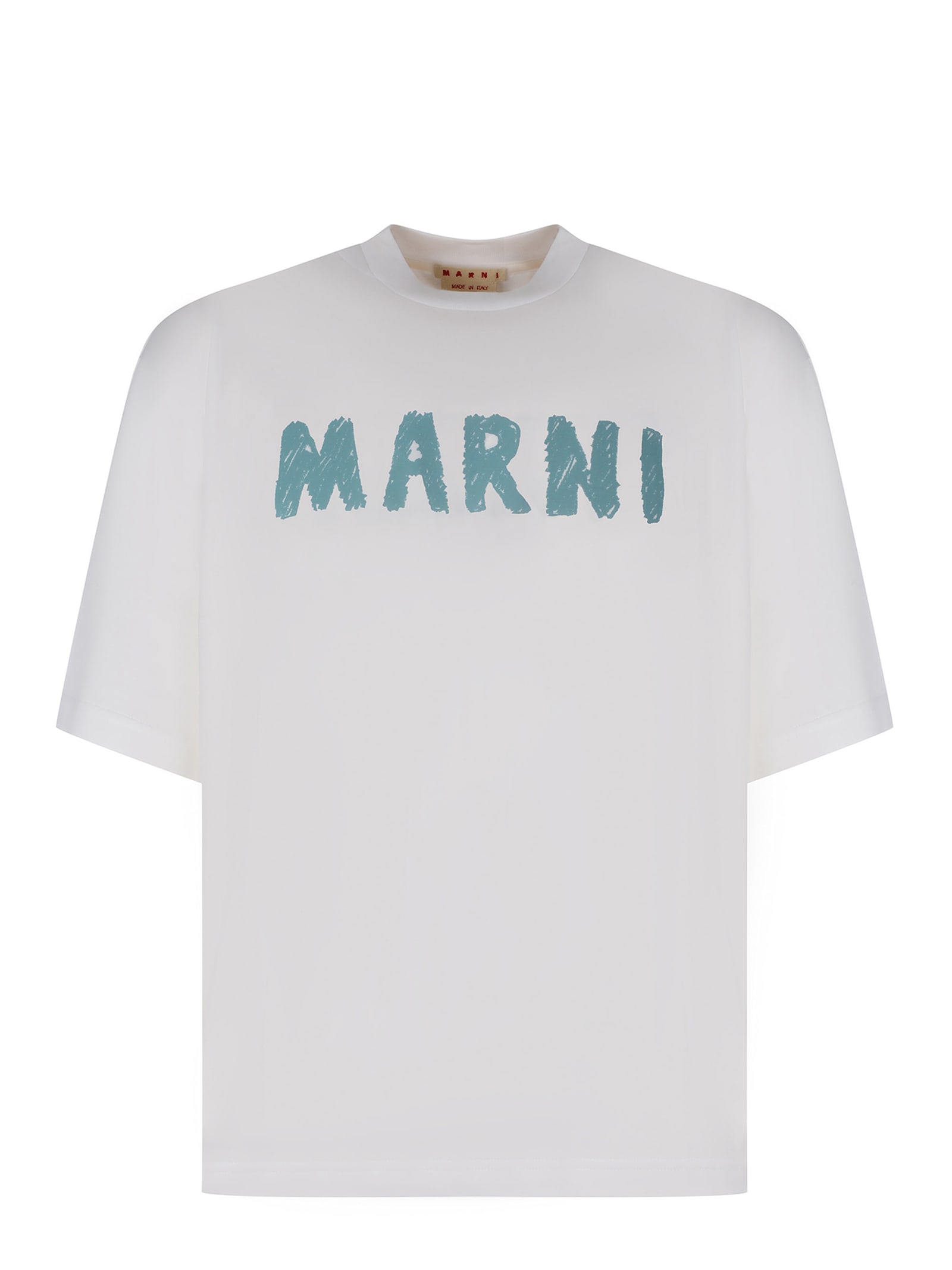 Shop Marni T-shirt  Made Of Cotton In White