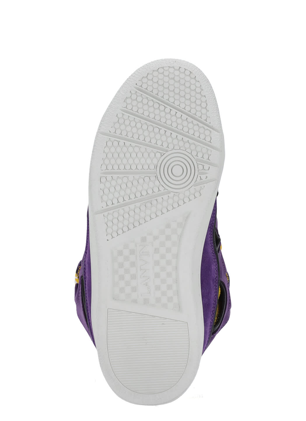 Shop Lanvin Curb Sneakers In Purple