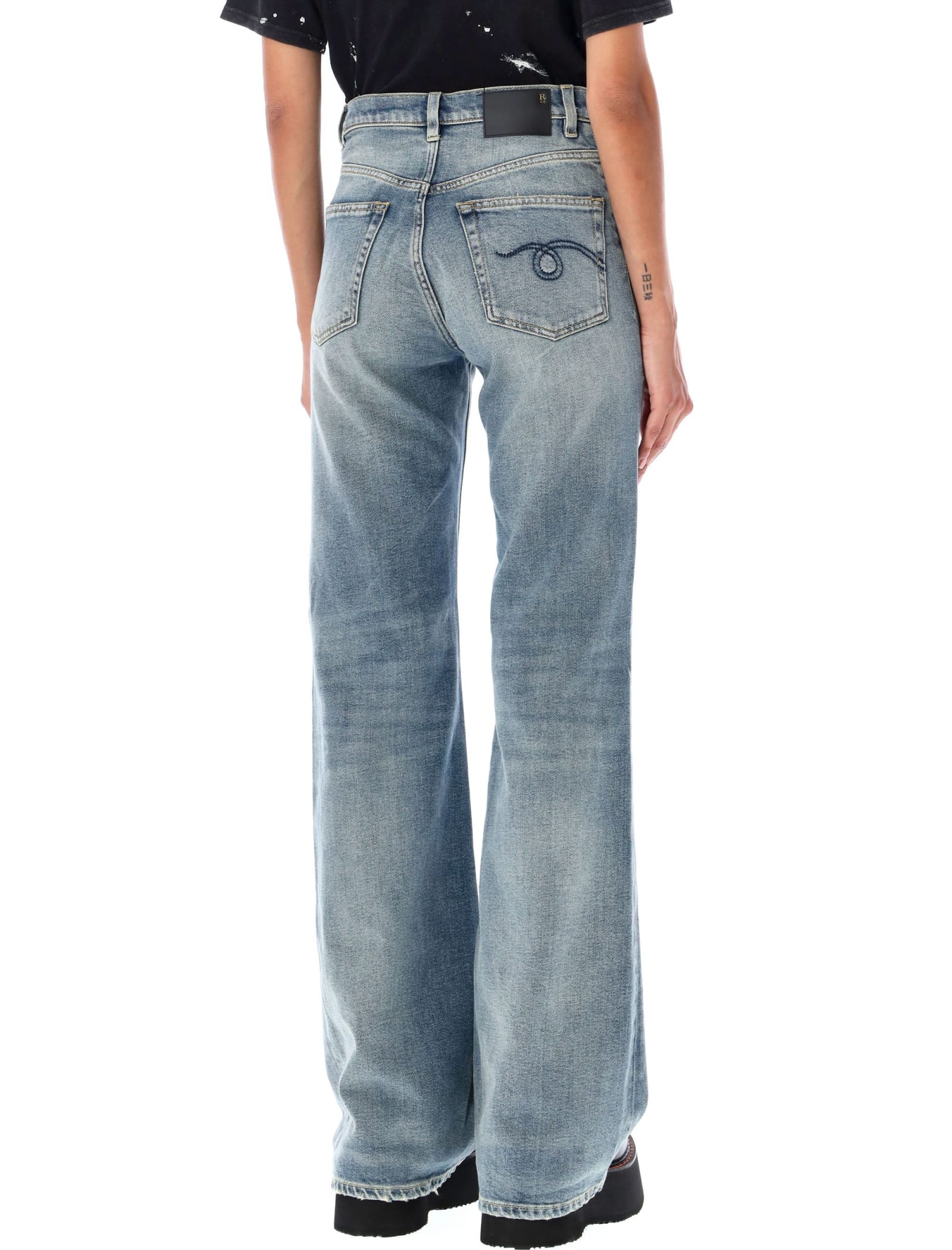 R13 Denim Jean Jane – Hester Blue Stretch