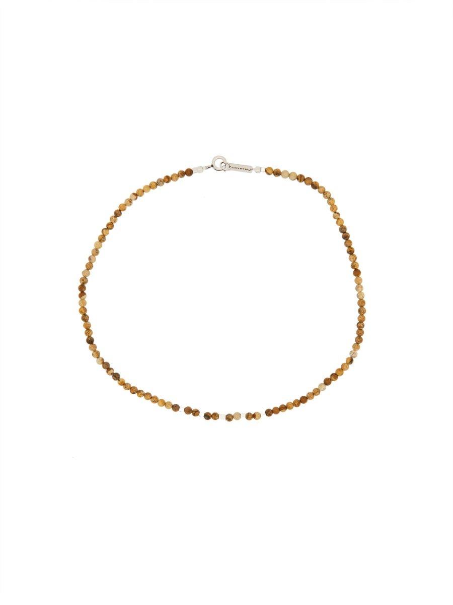 Shop Isabel Marant Snowstone Necklace In Brown