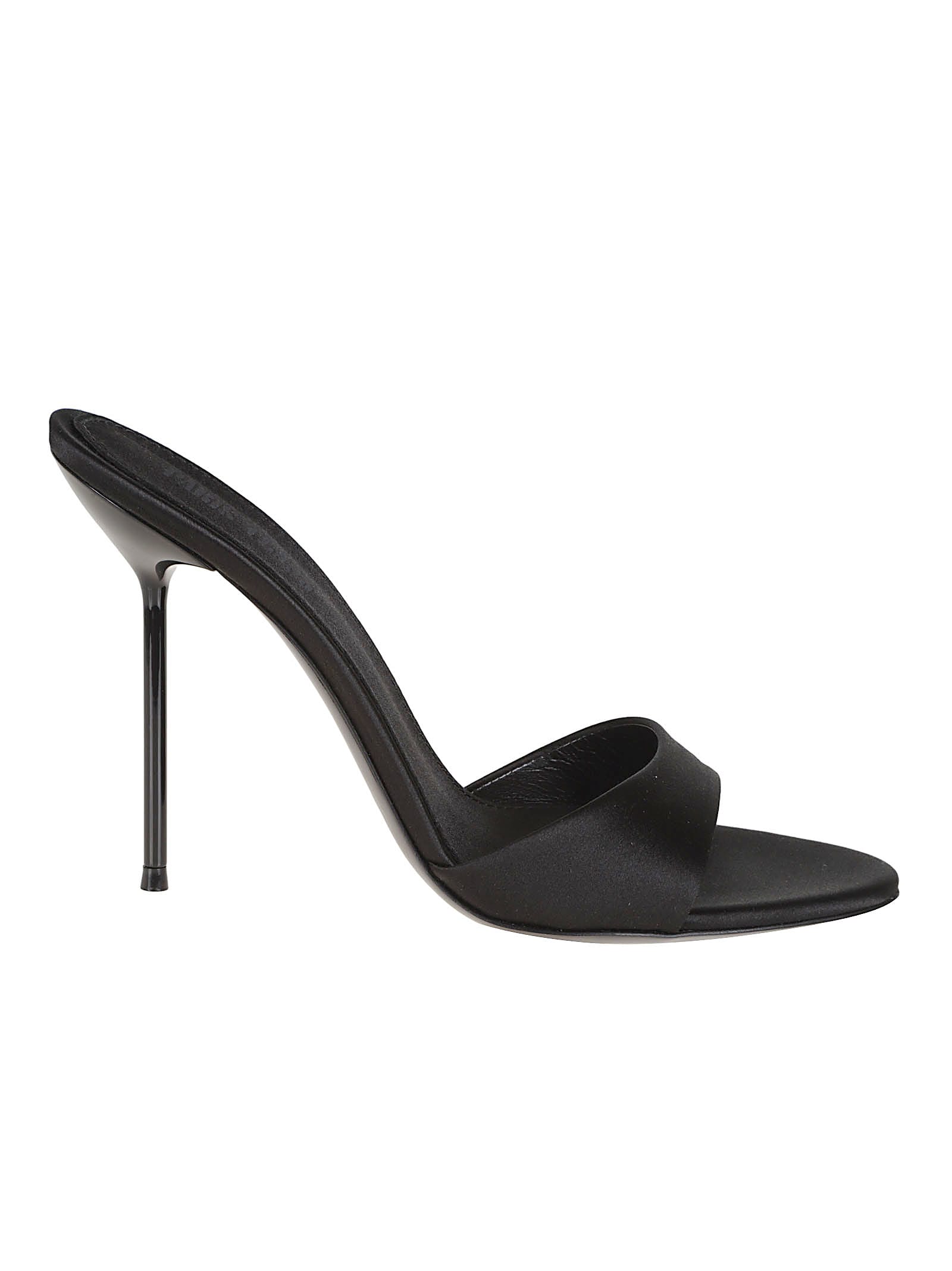 Paris Texas Lidia High Heel Almond Toe Mules In Multi