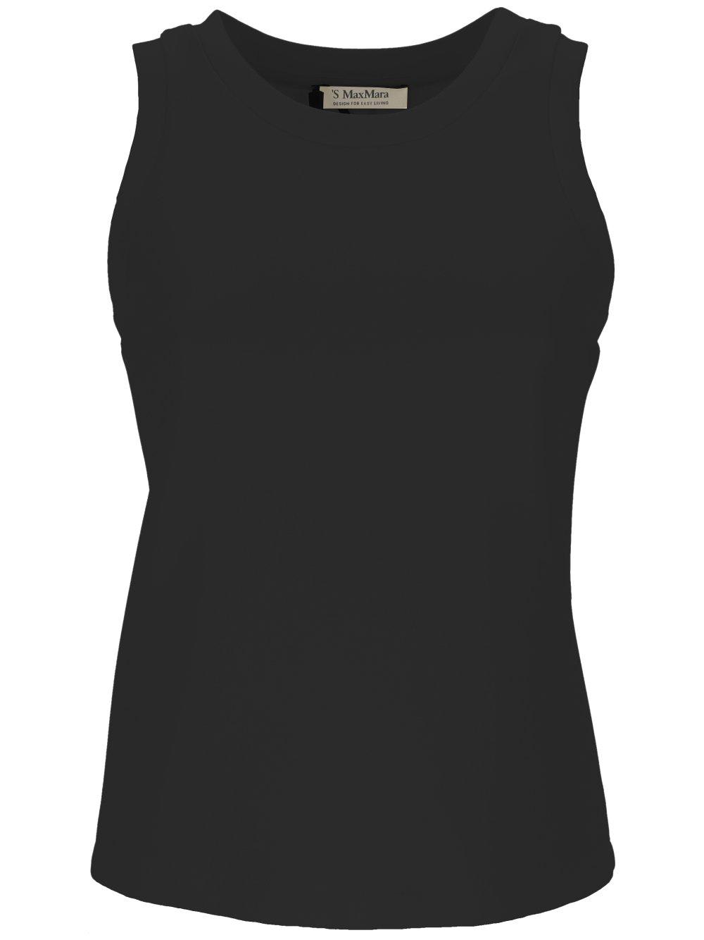 'S Max Mara Logo Embroidered Sleeveless Top