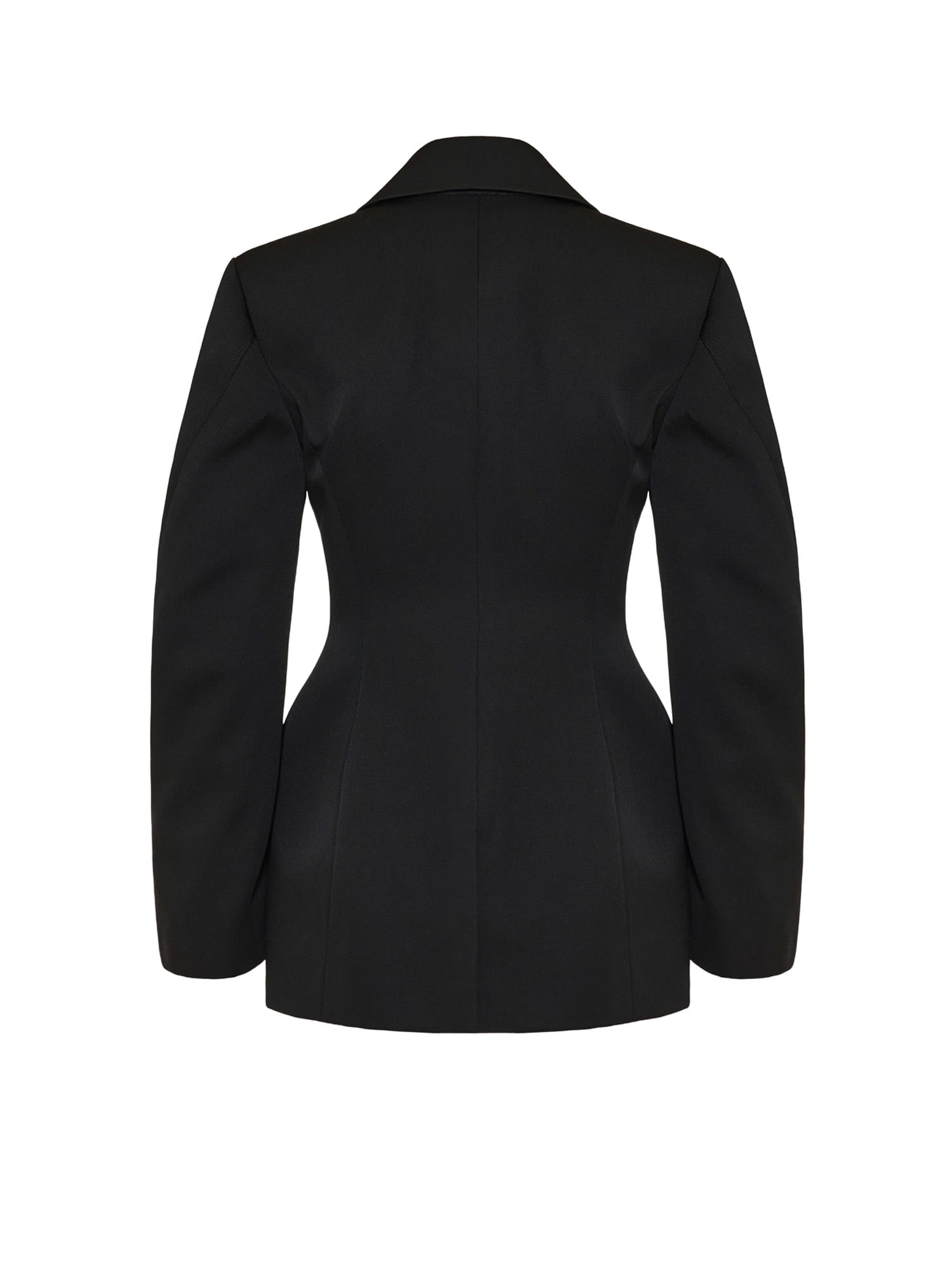 Givenchy Wool Single-breasted Jacket In Black