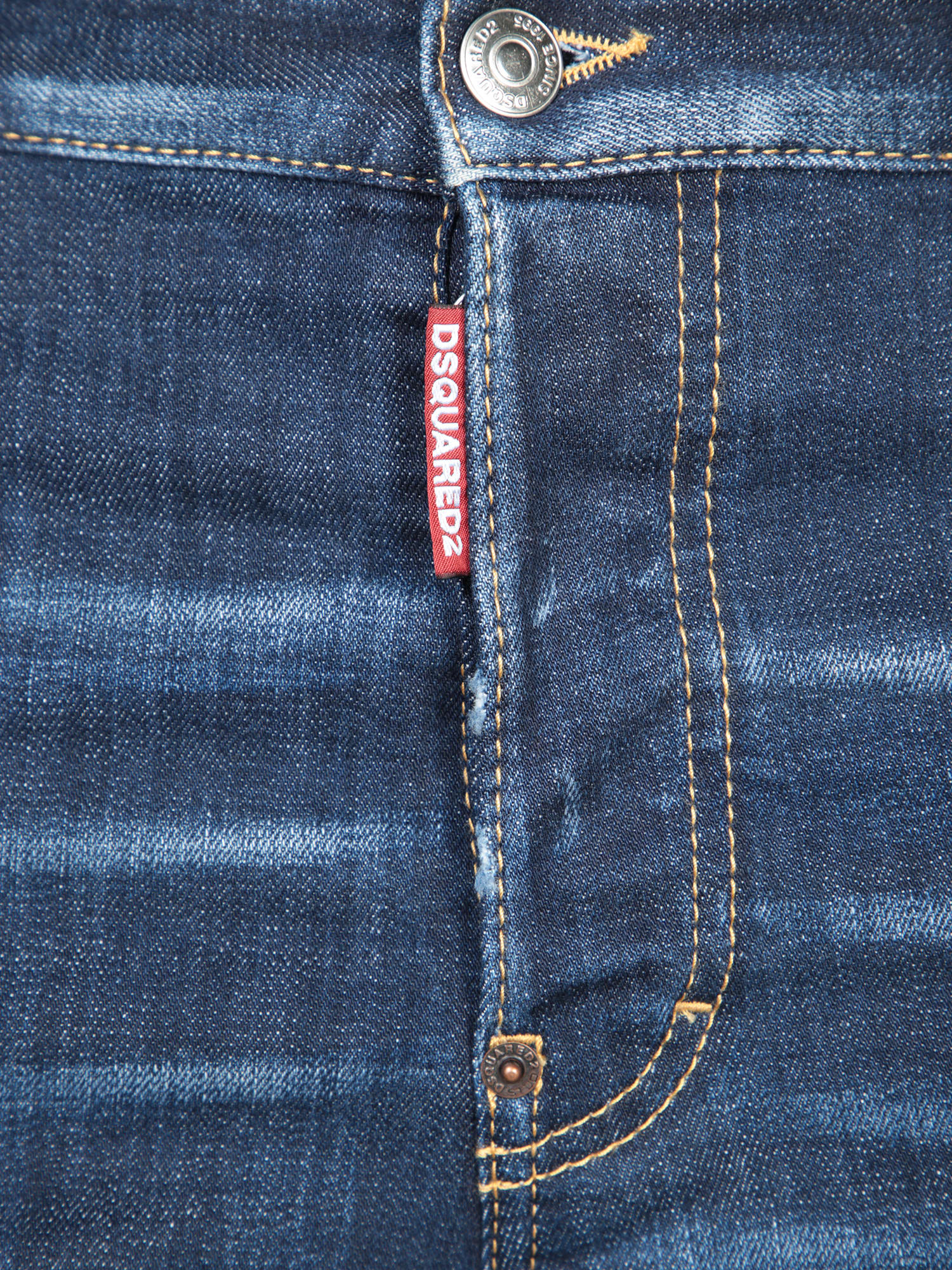 Shop Dsquared2 Slim Skater Blue Jeans