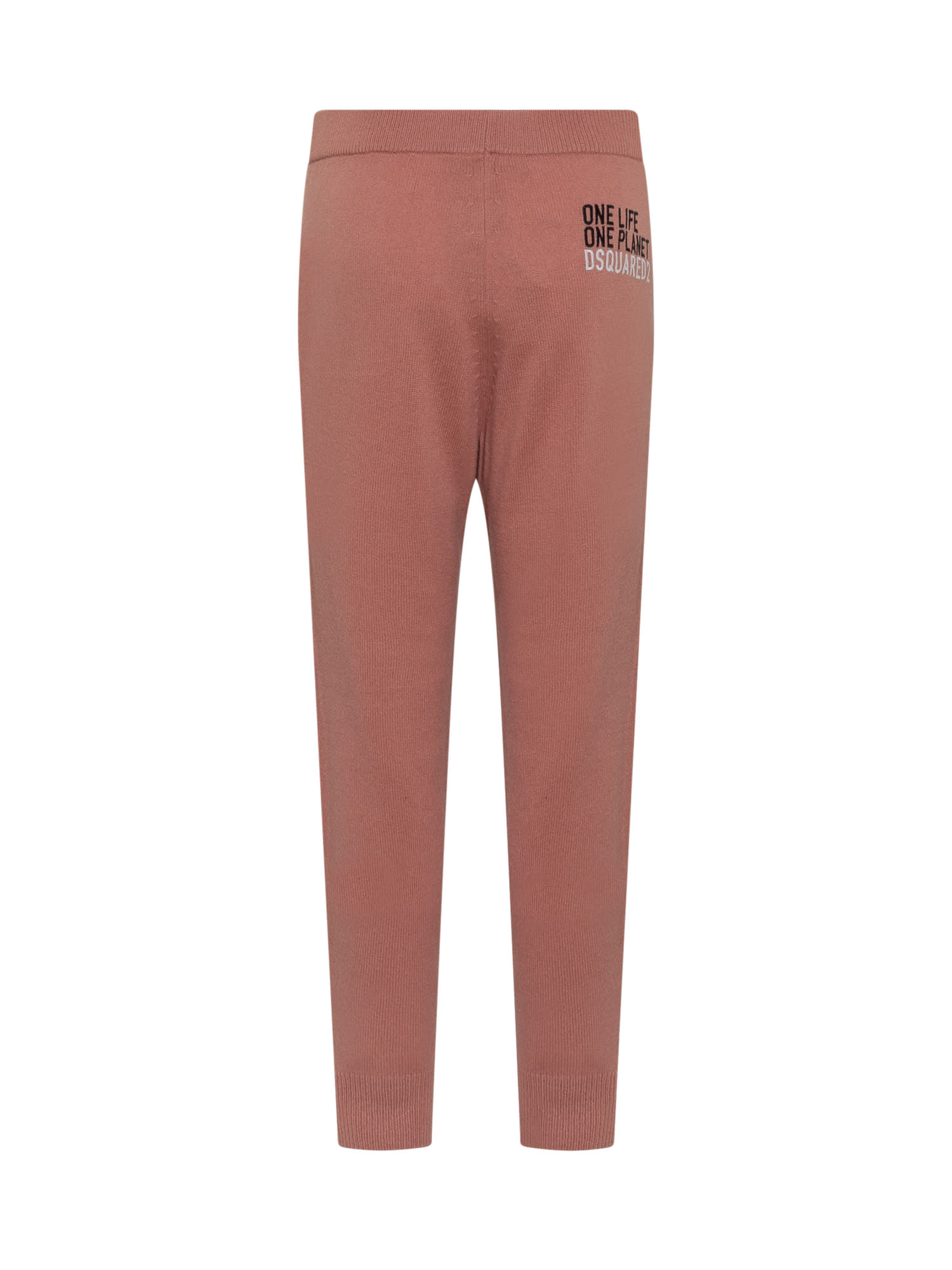 Shop Dsquared2 One Life One Planet Jogging Pants In Sienna Rose