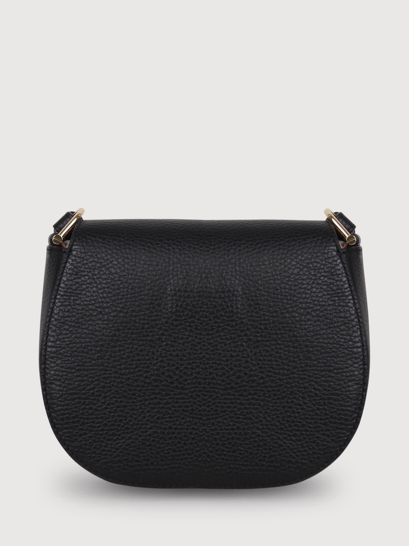 Shop Coccinelle Eclyps Grained Leather Shoulder Bag