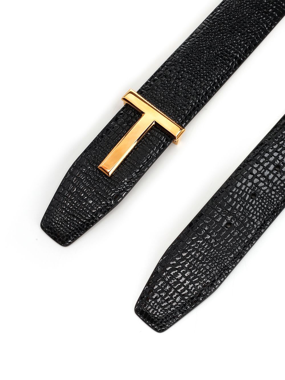 Shop Tom Ford T Belt In Black