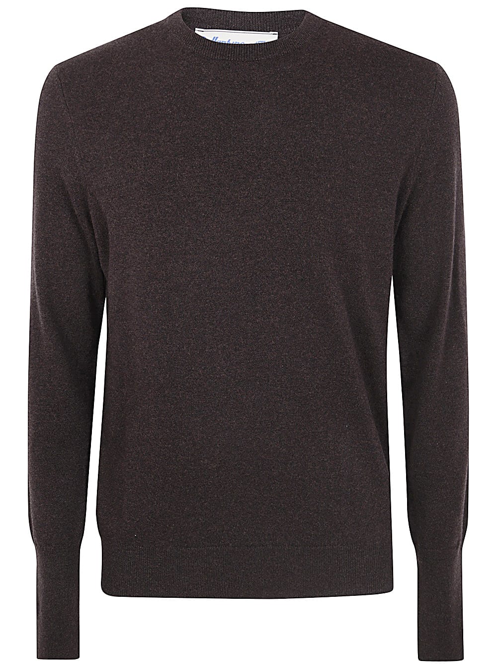 Shop Ballantyne Round Neck Pullover In Brown