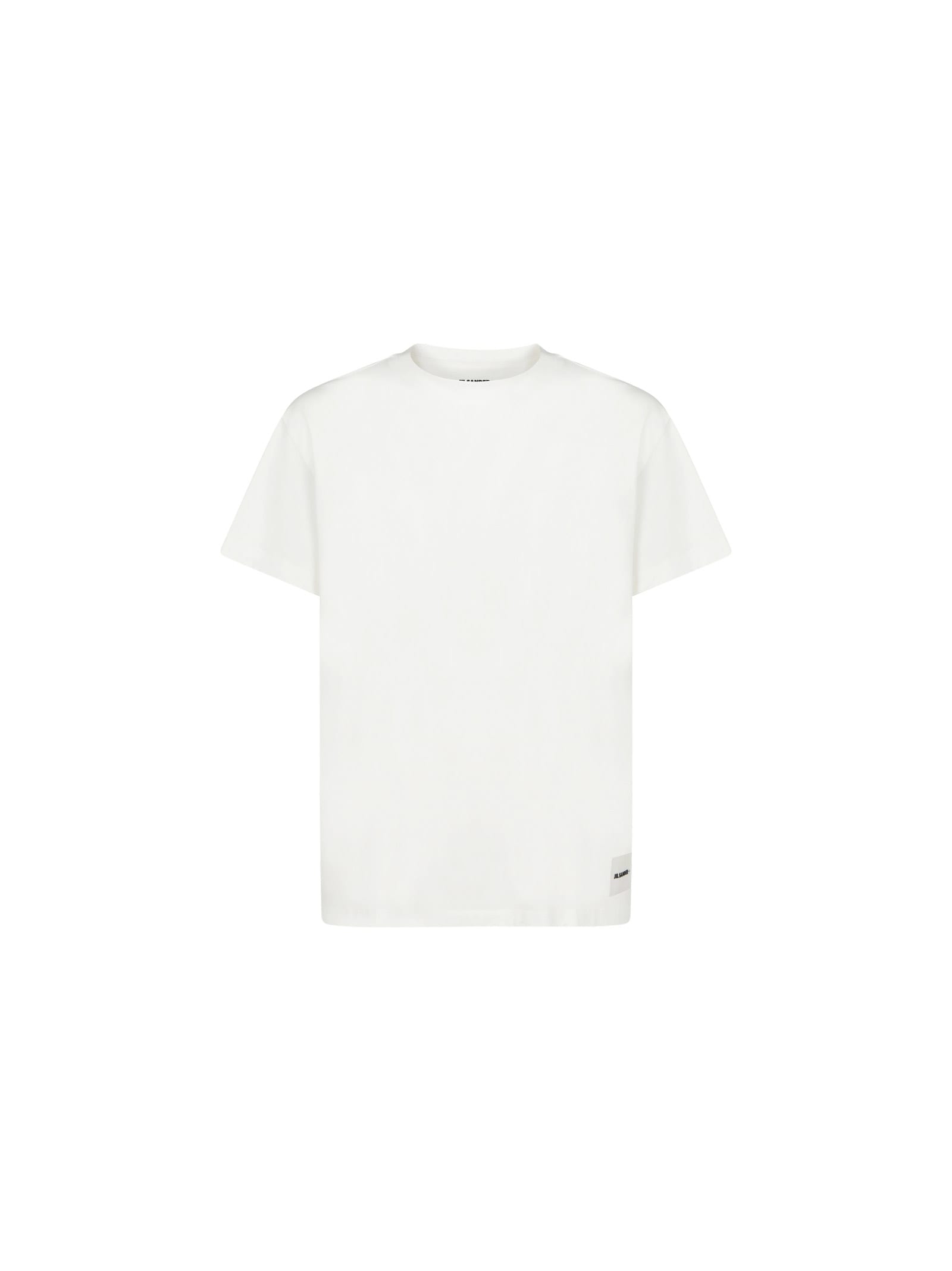 Jil Sander T-shirt In Bianco
