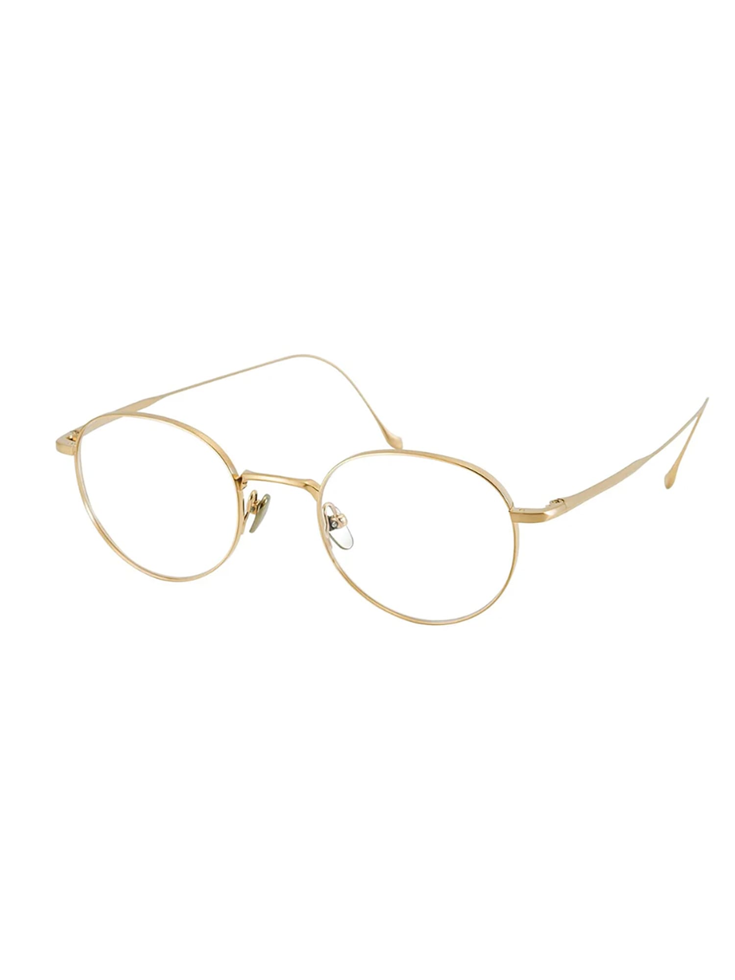 Shop Masunaga Chord C Eyewear In Gold